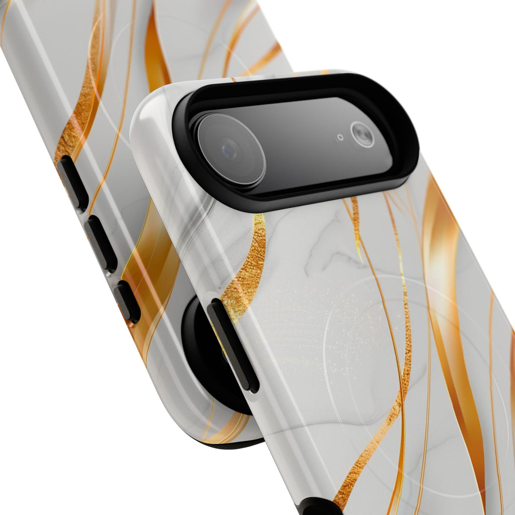 Marble Gold Wave Tough Magnetic Phone Case