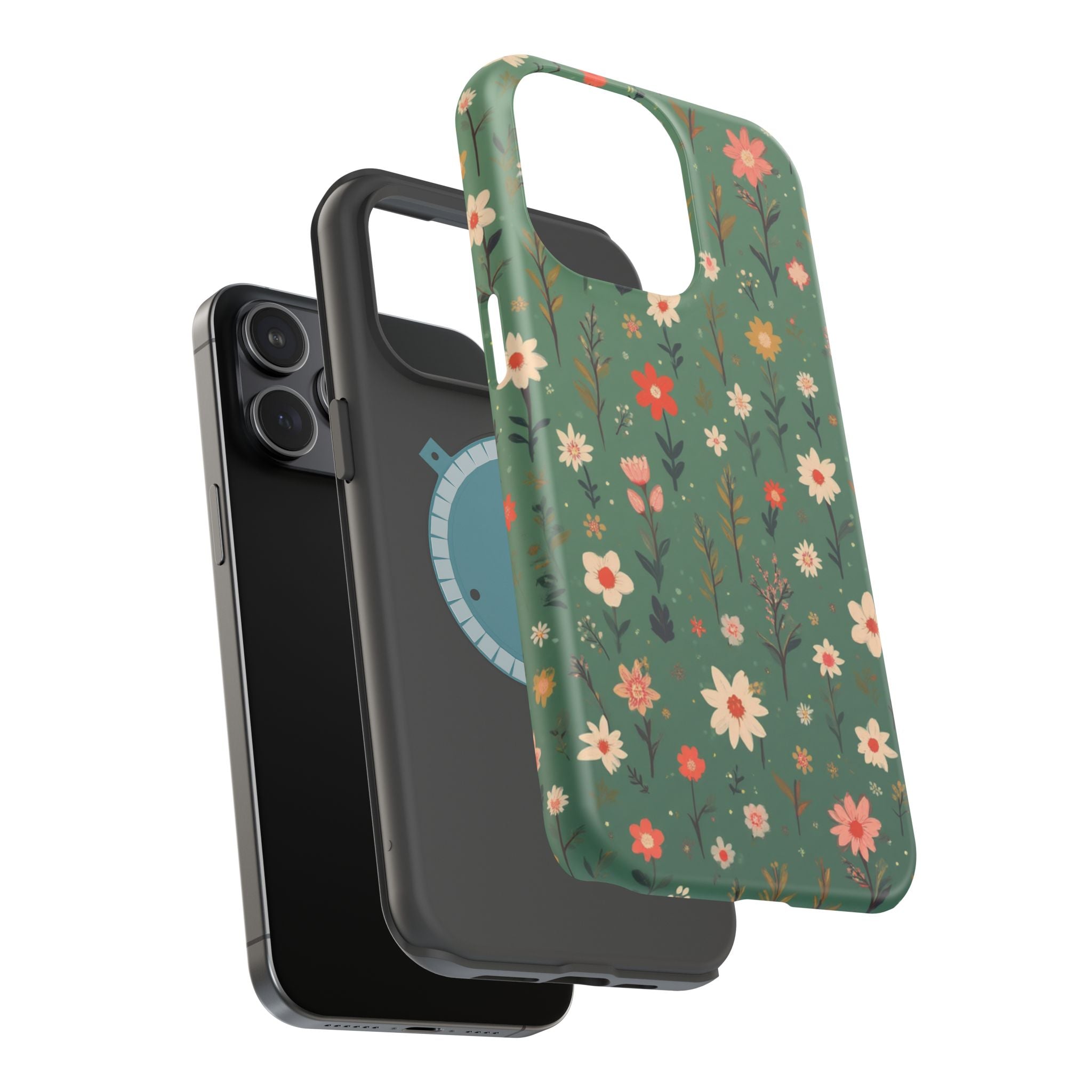 Floral Meadow Magnetic Impact-Resistant Phone Case