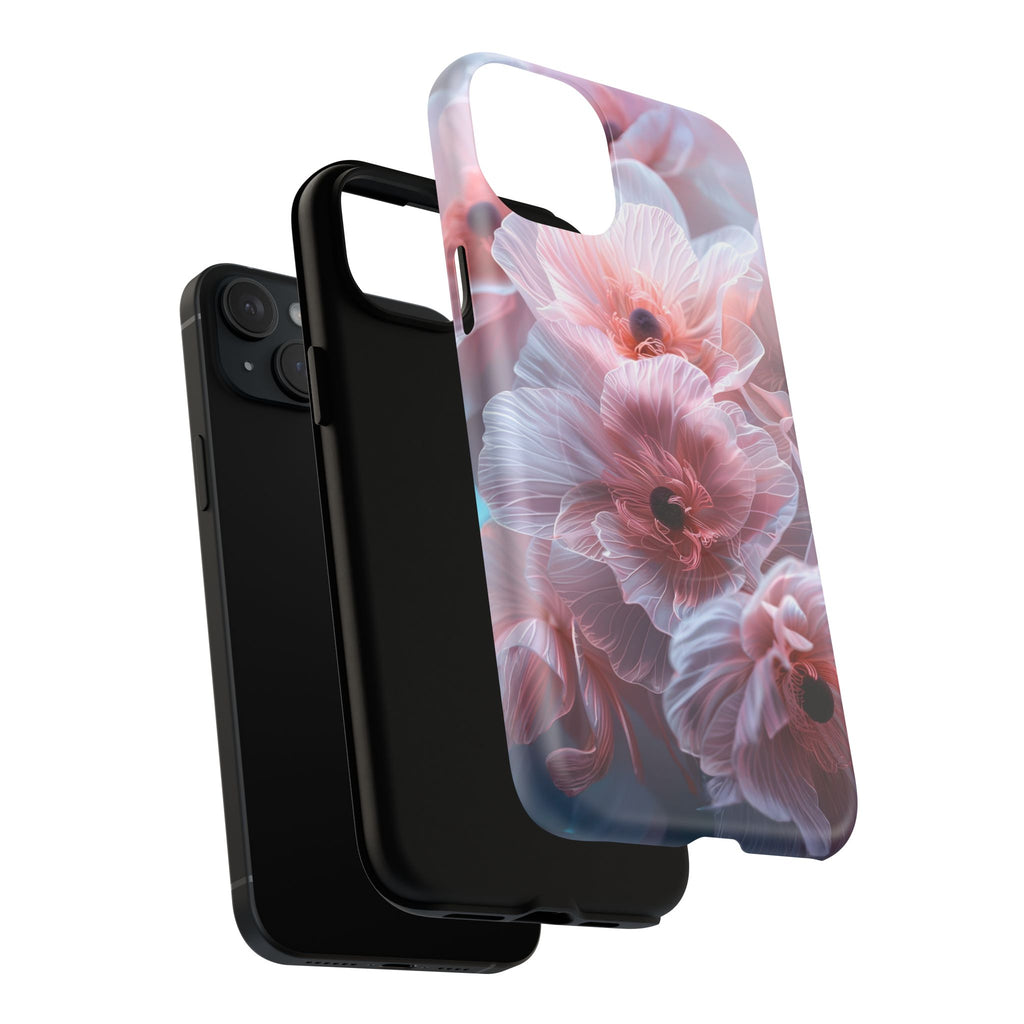 Floral Dream Tough Magnetic Phone Case — Pink Soft Petal Design