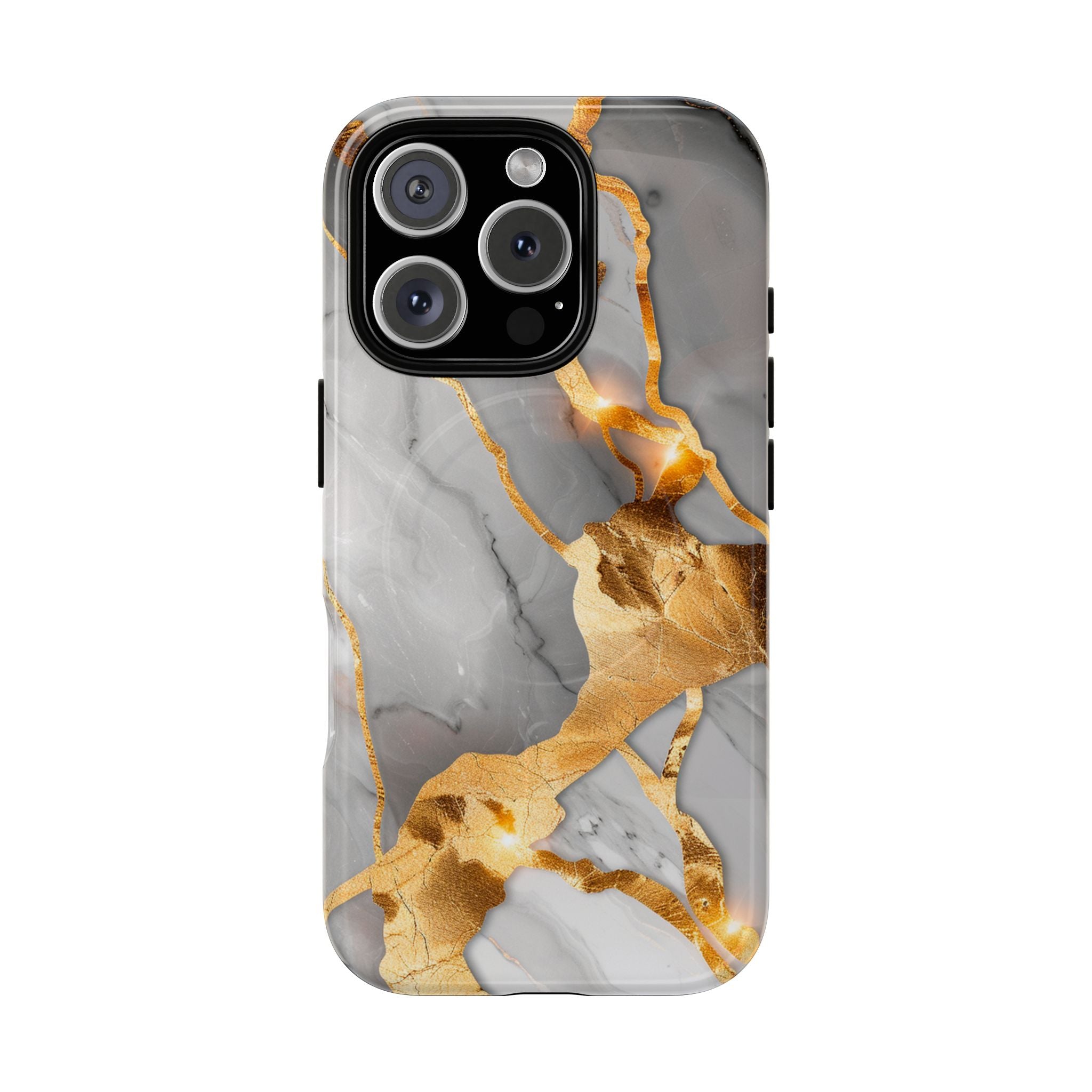 Marble Gold Vein Tough Magnetic Phone Case