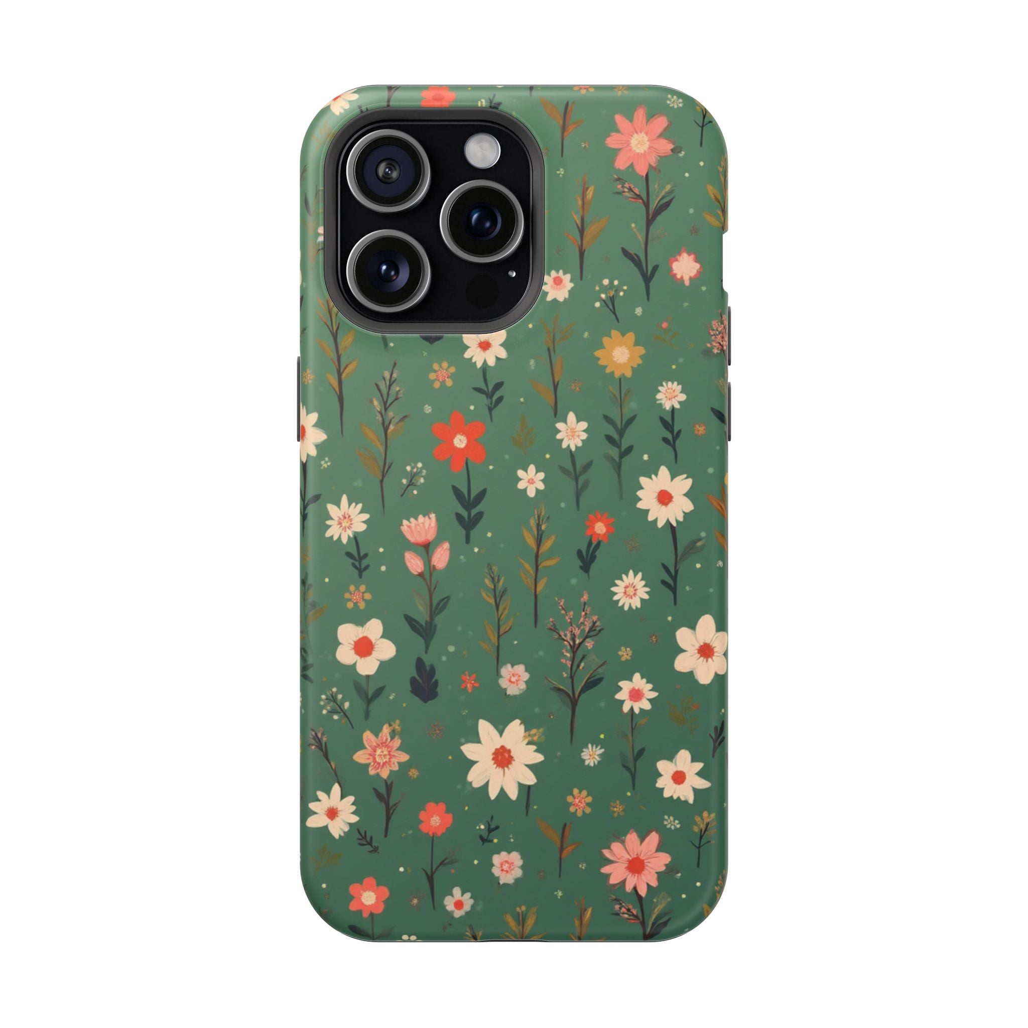 Floral Meadow Magnetic Impact-Resistant Phone Case