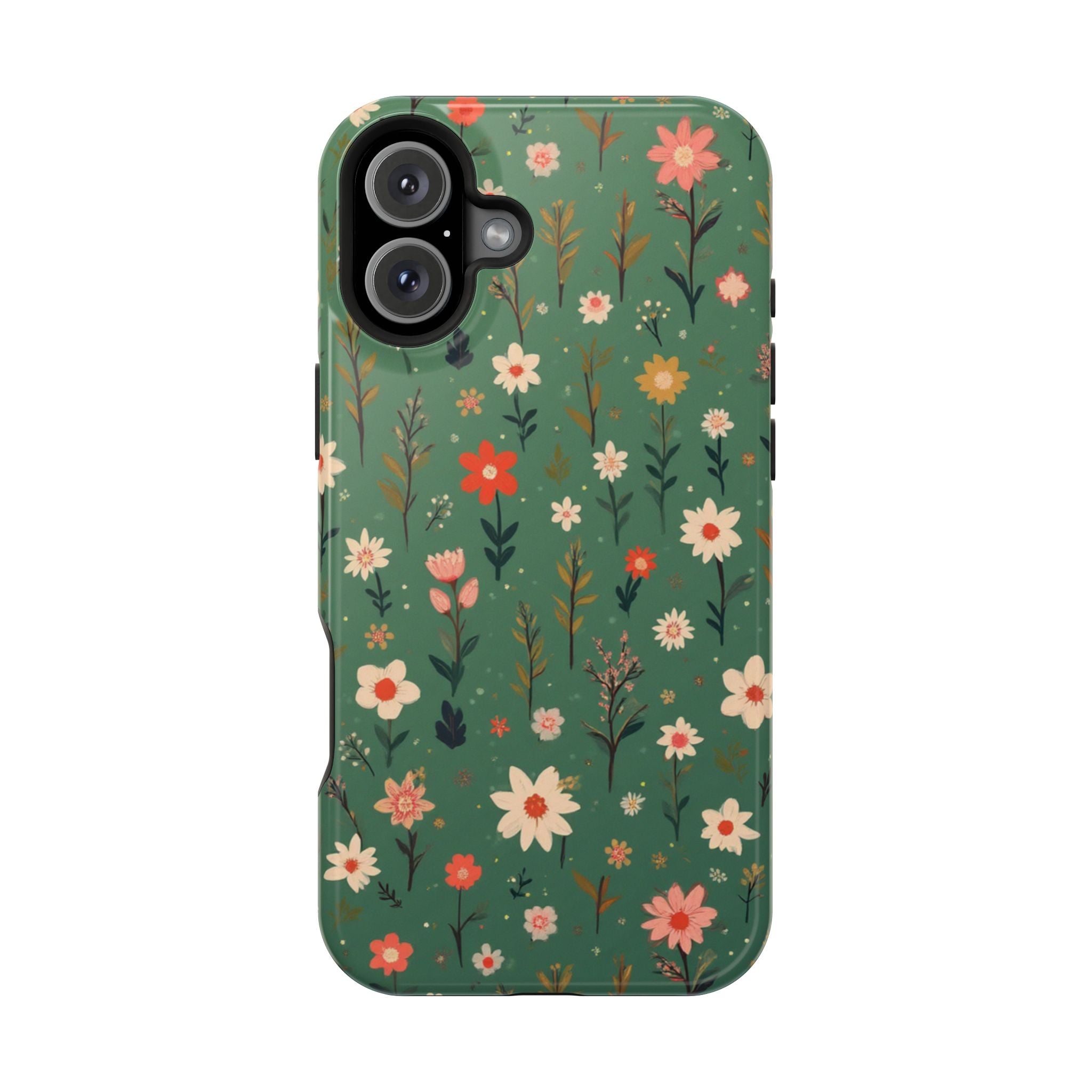 Floral Meadow Magnetic Impact-Resistant Phone Case