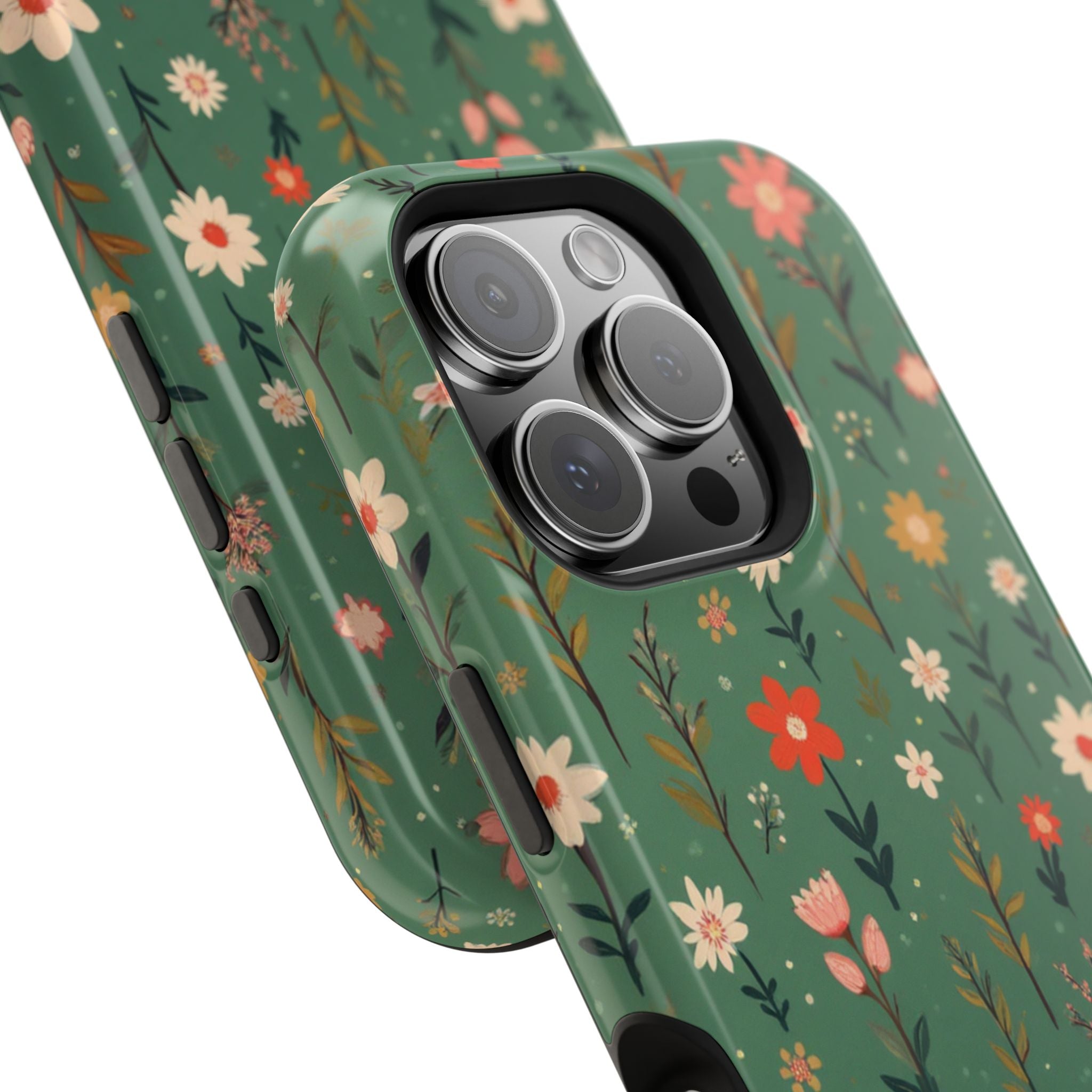 Floral Meadow Magnetic Impact-Resistant Phone Case