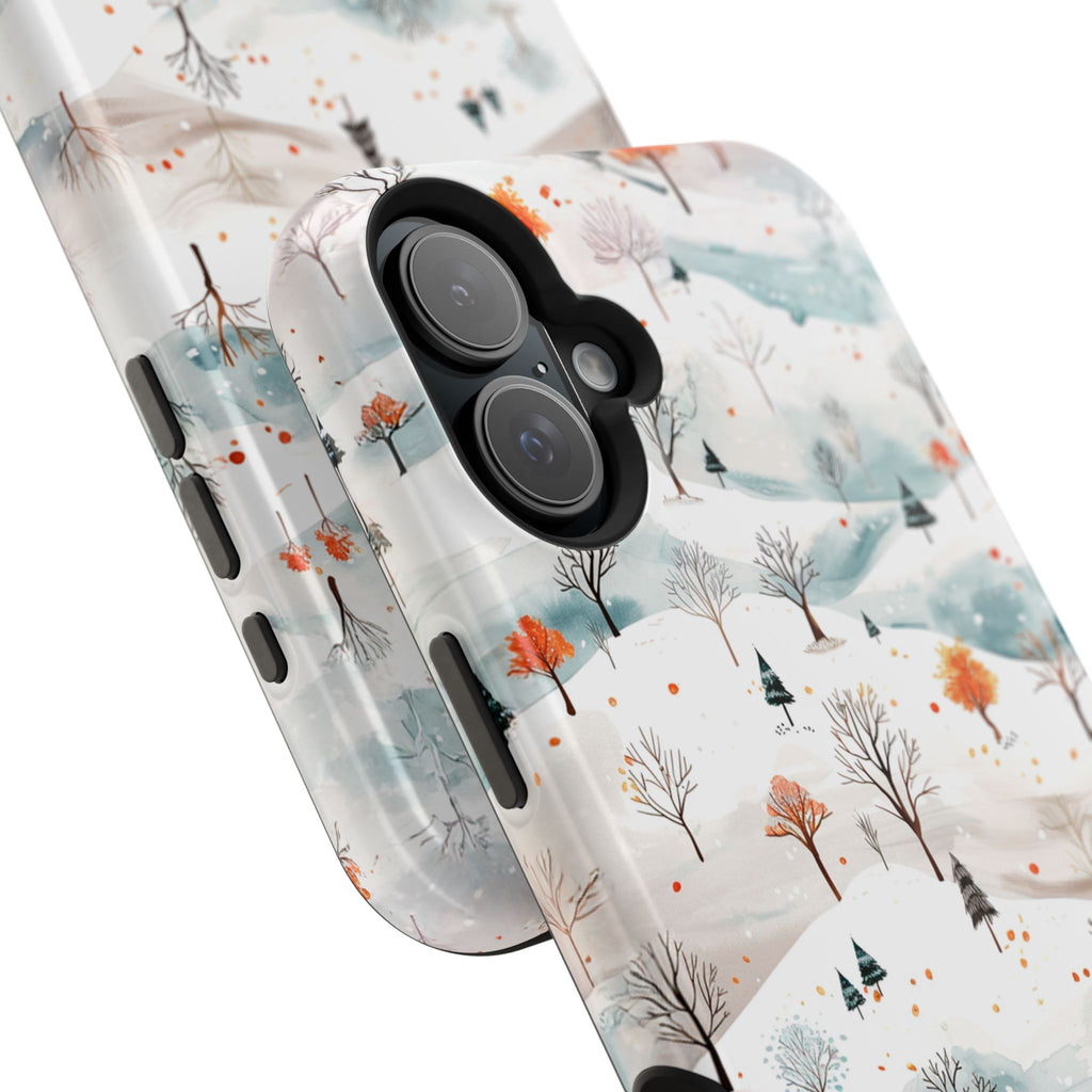 Winter Woodland Magnetic Phone Case — Impact-Resistant MagSafe-Compatible