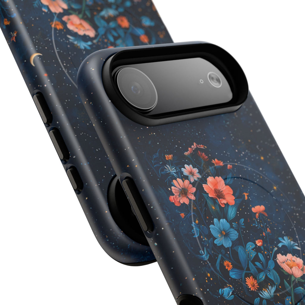 Floral Night Sky Tough Magnetic Phone Case