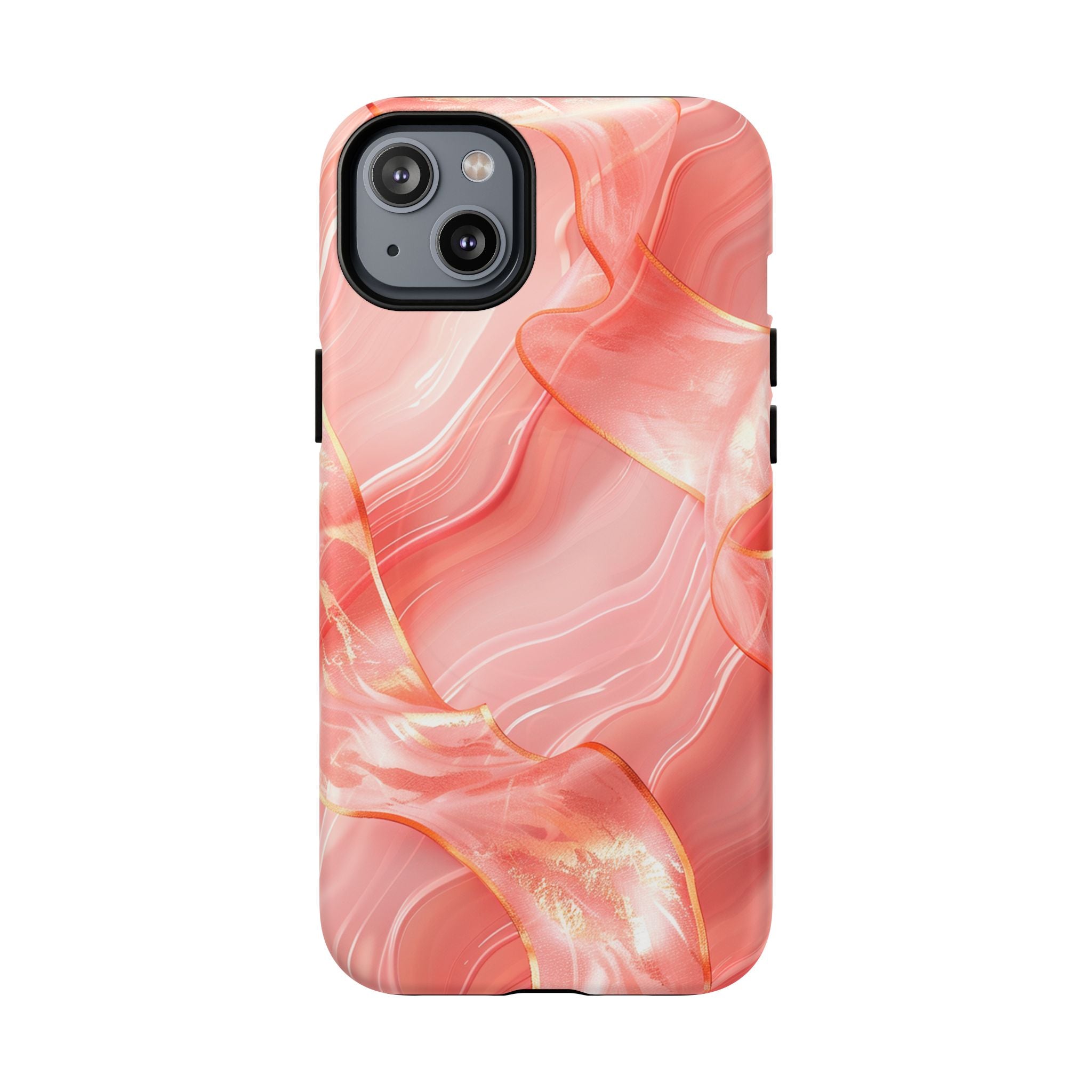 Pink Marble Magnetic Phone Case — Tough Protective iPhone Cover