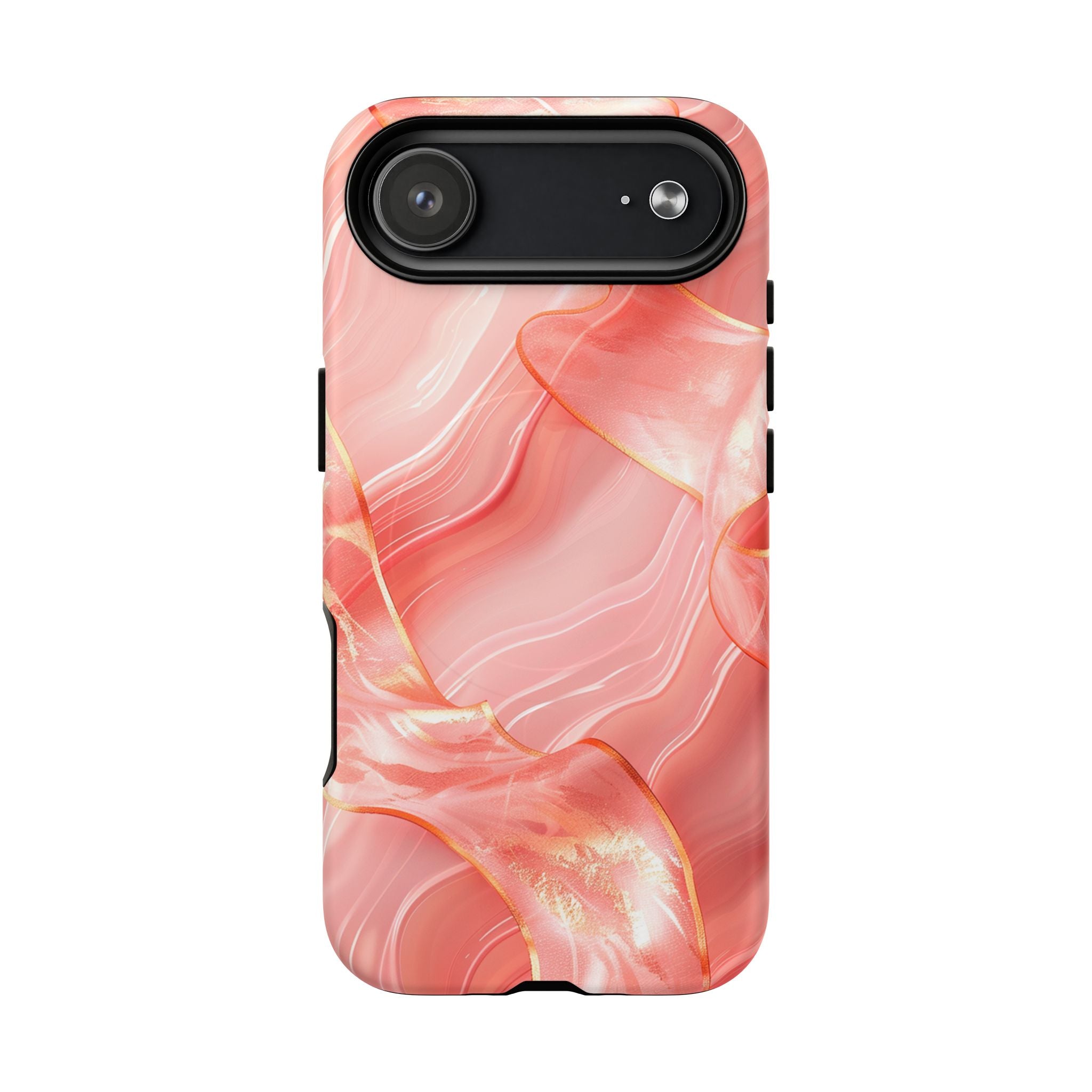 Pink Marble Magnetic Phone Case — Tough Protective iPhone Cover