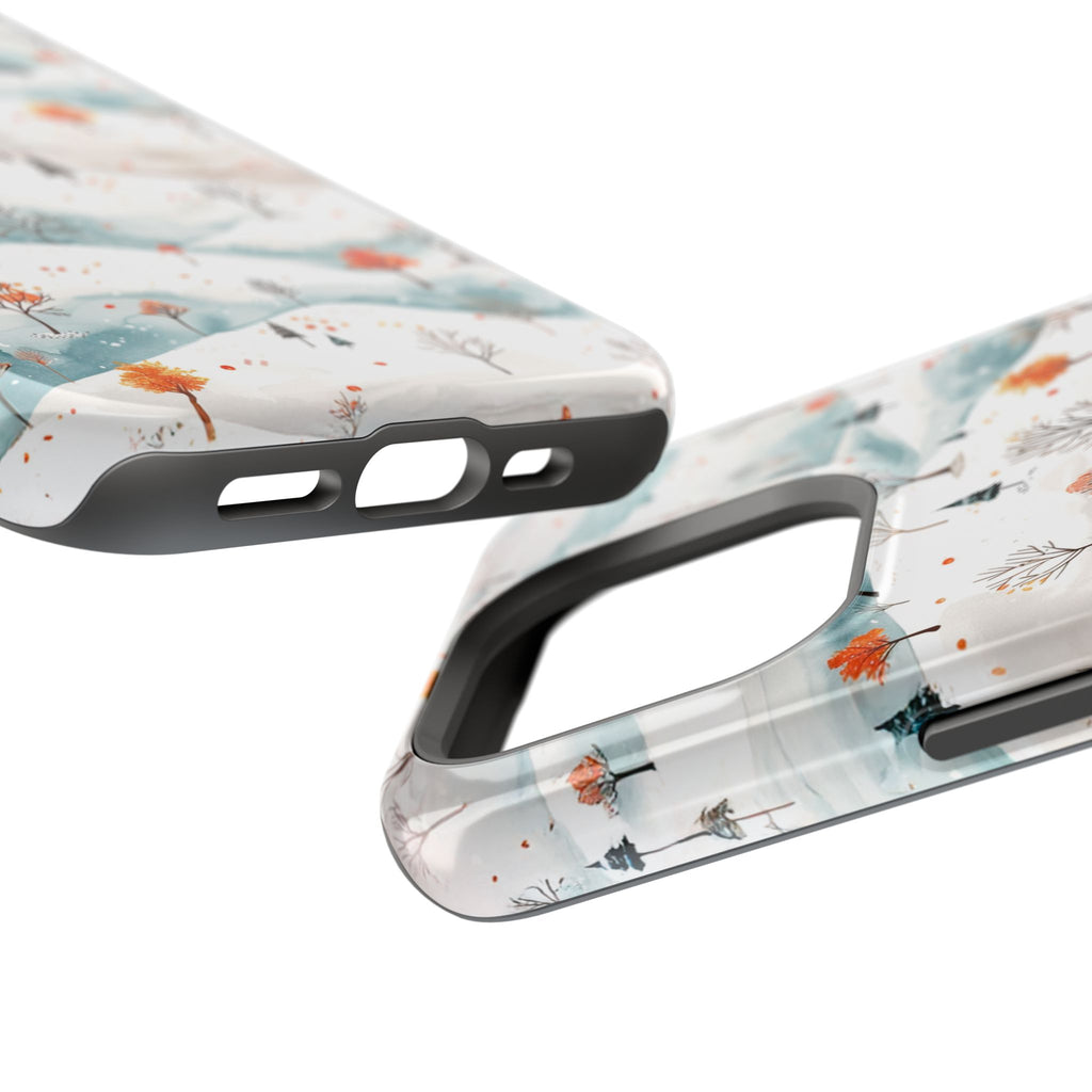 Winter Woodland Magnetic Phone Case — Impact-Resistant MagSafe-Compatible