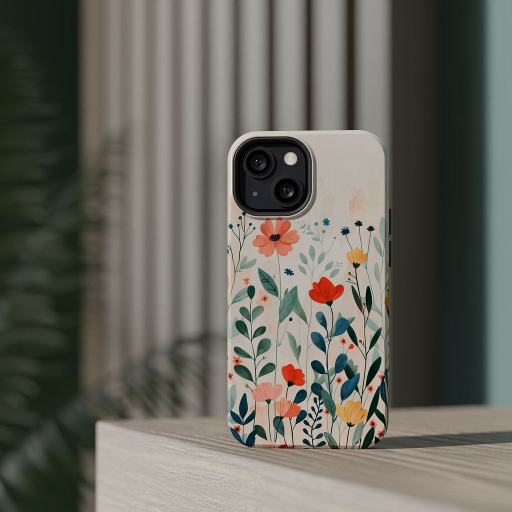 Floral Garden Magnetic Impact-Resistant Phone Case