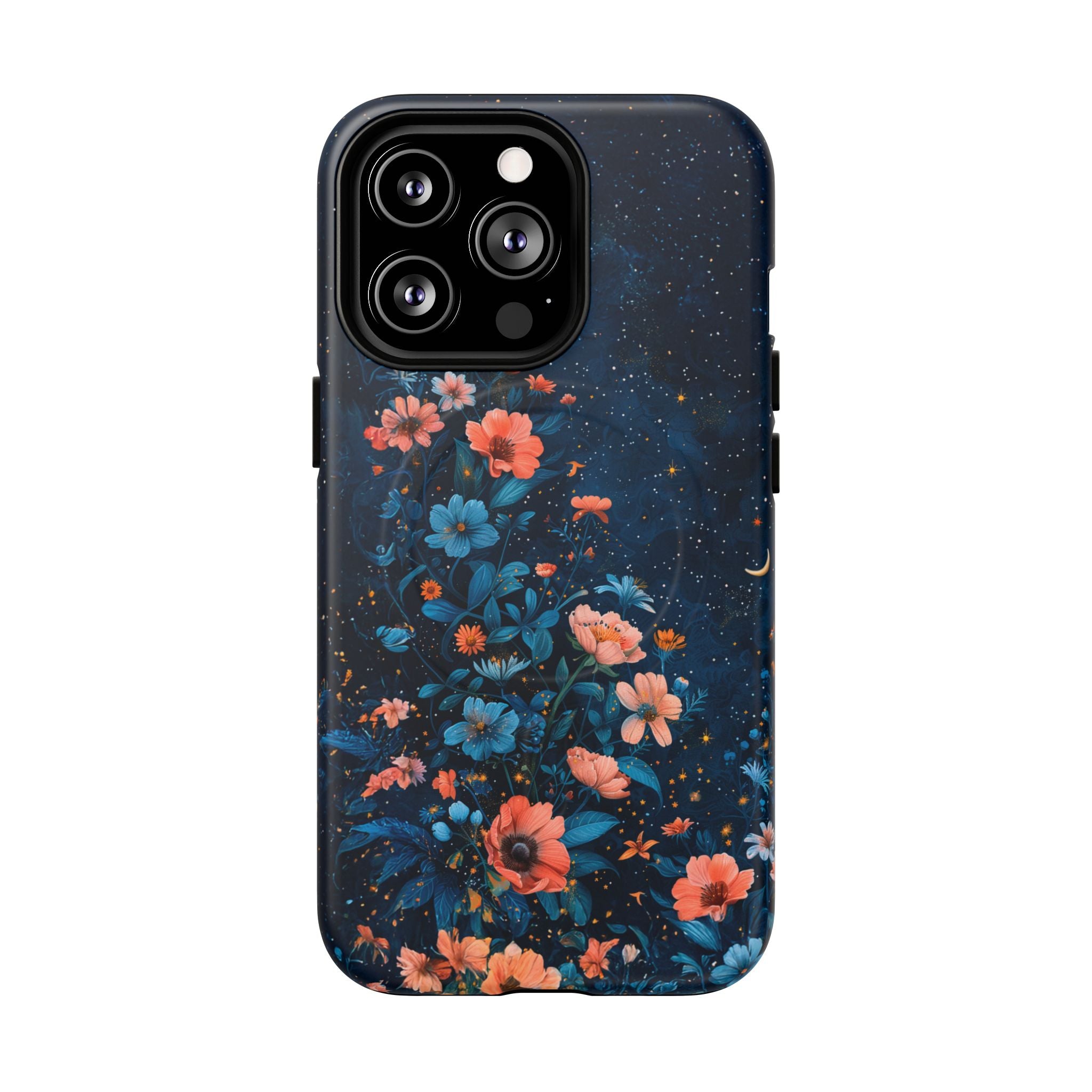 Floral Night Sky Tough Magnetic Phone Case