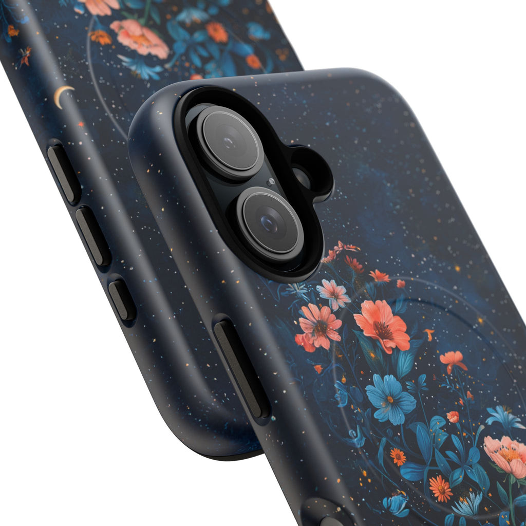 Floral Night Sky Tough Magnetic Phone Case