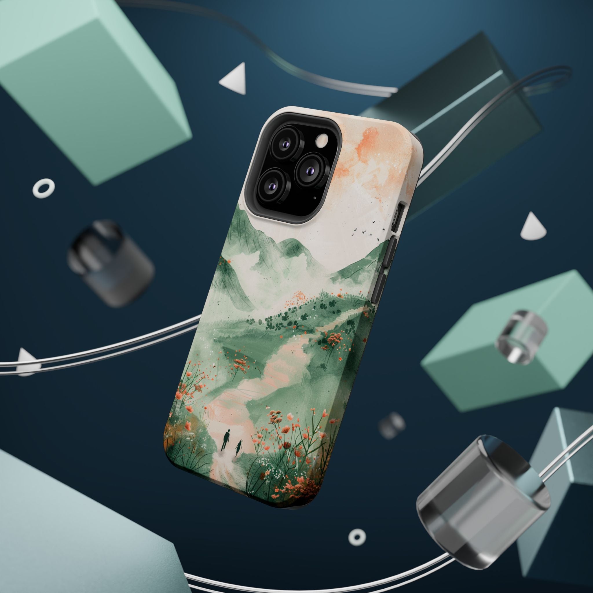 Misty Mountain Landscape