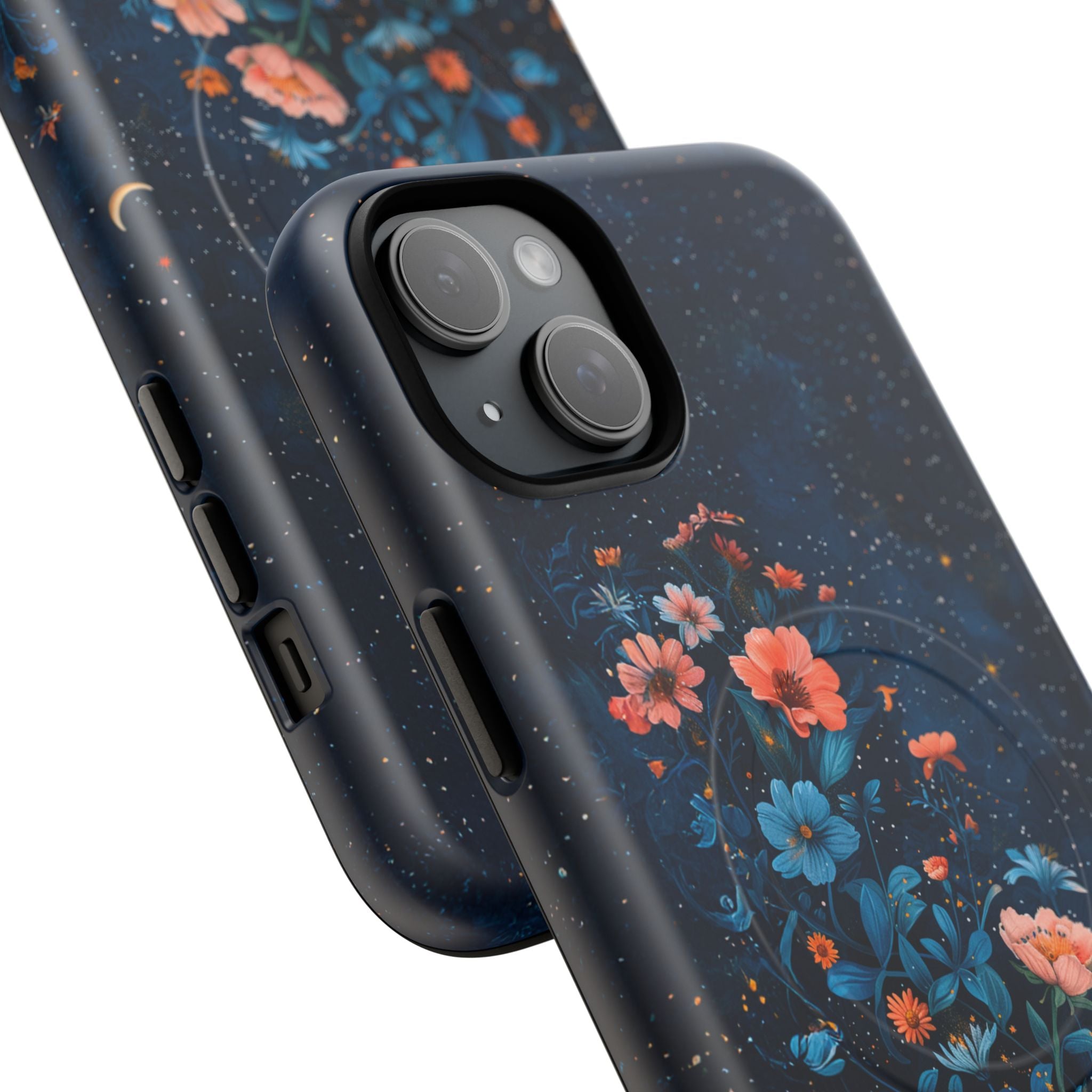 Floral Night Sky Tough Magnetic Phone Case