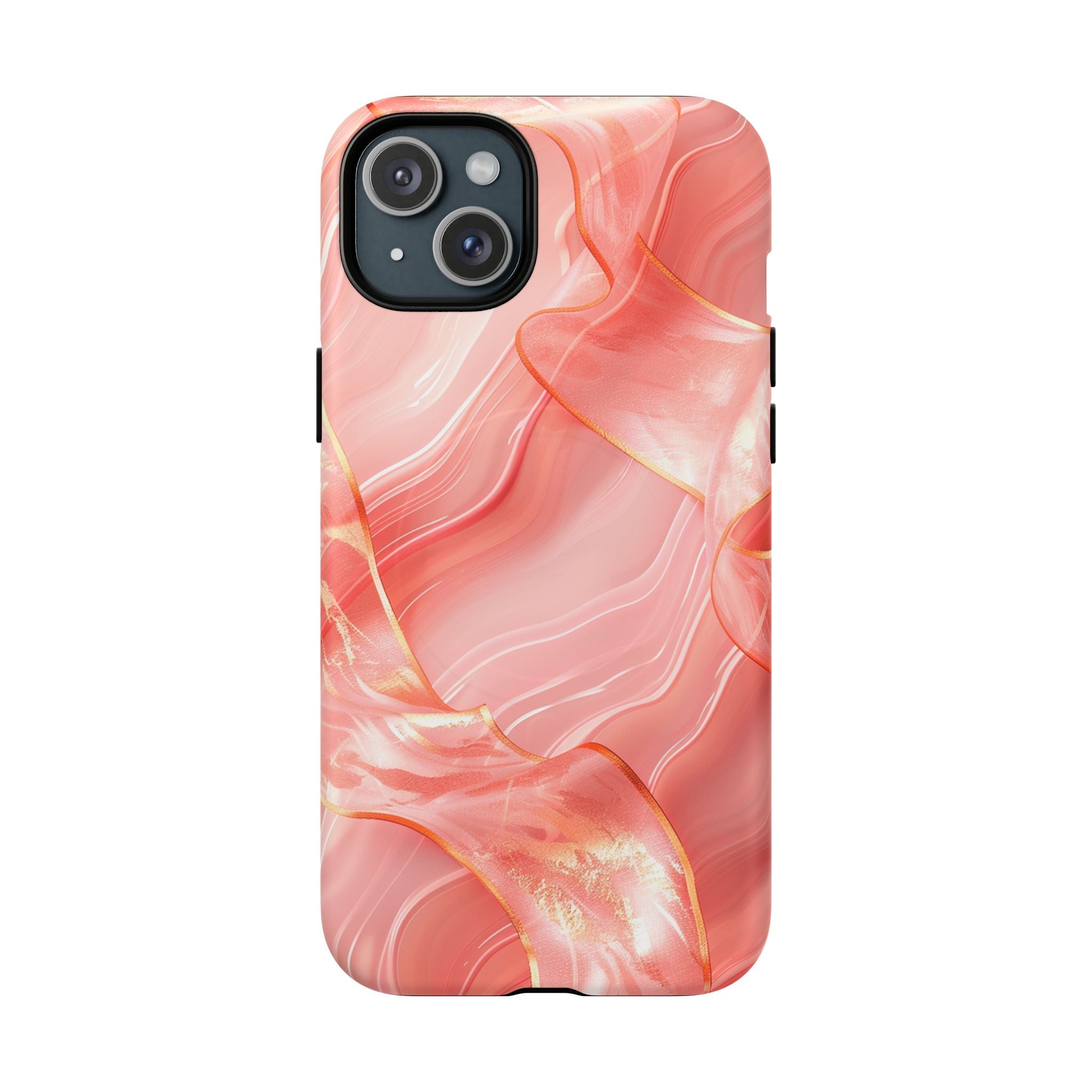 Pink Marble Magnetic Phone Case — Tough Protective iPhone Cover