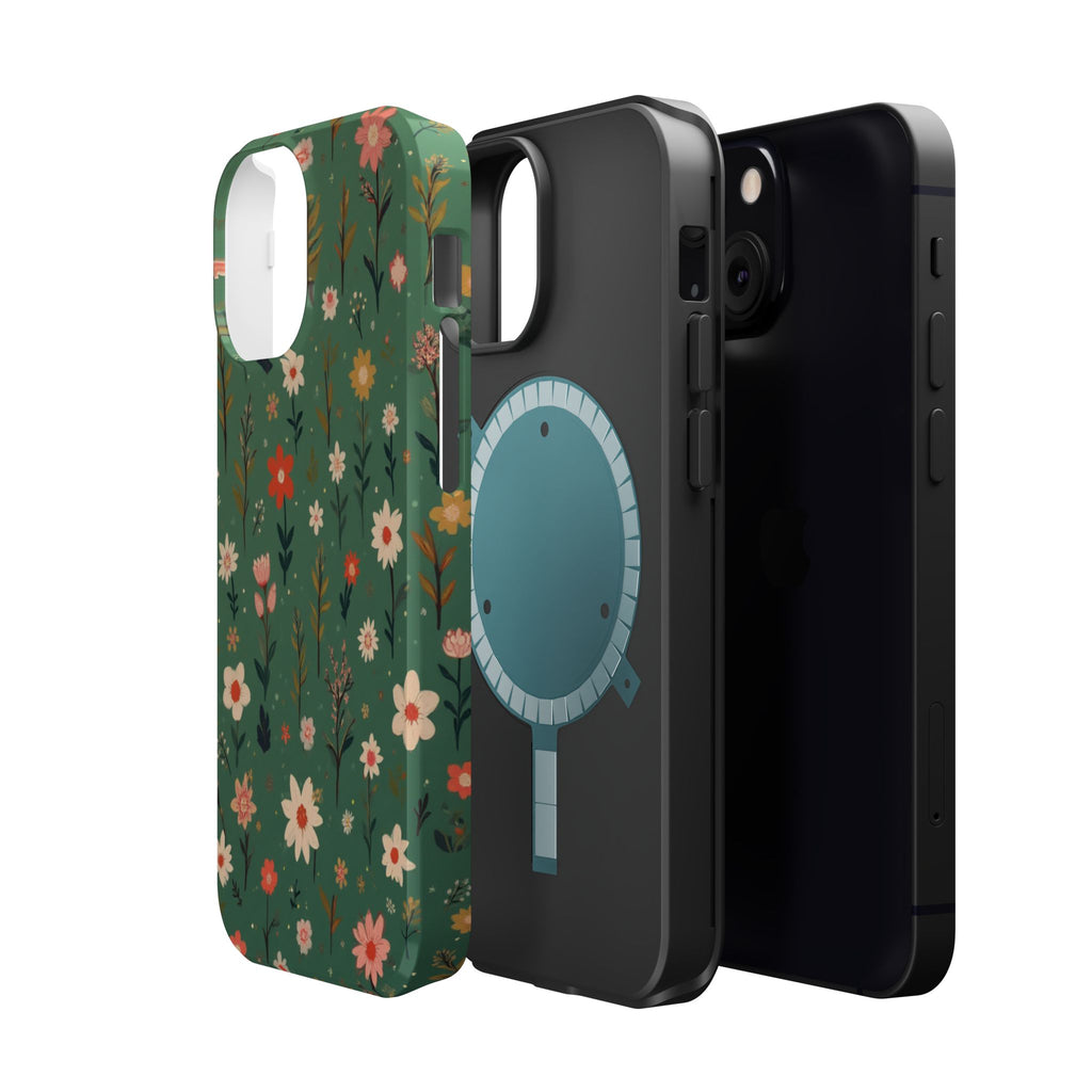 Floral Meadow Magnetic Impact-Resistant Phone Case