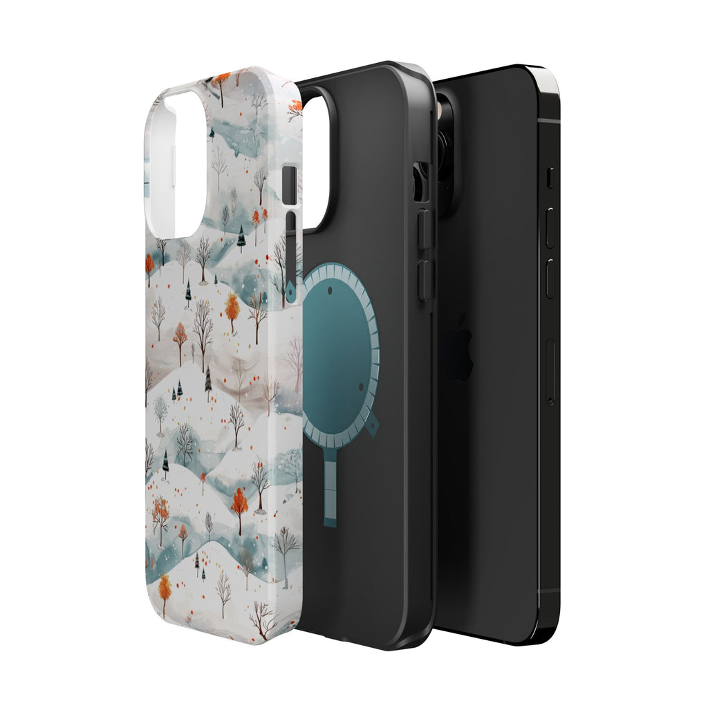 Winter Woodland Magnetic Phone Case — Impact-Resistant MagSafe-Compatible