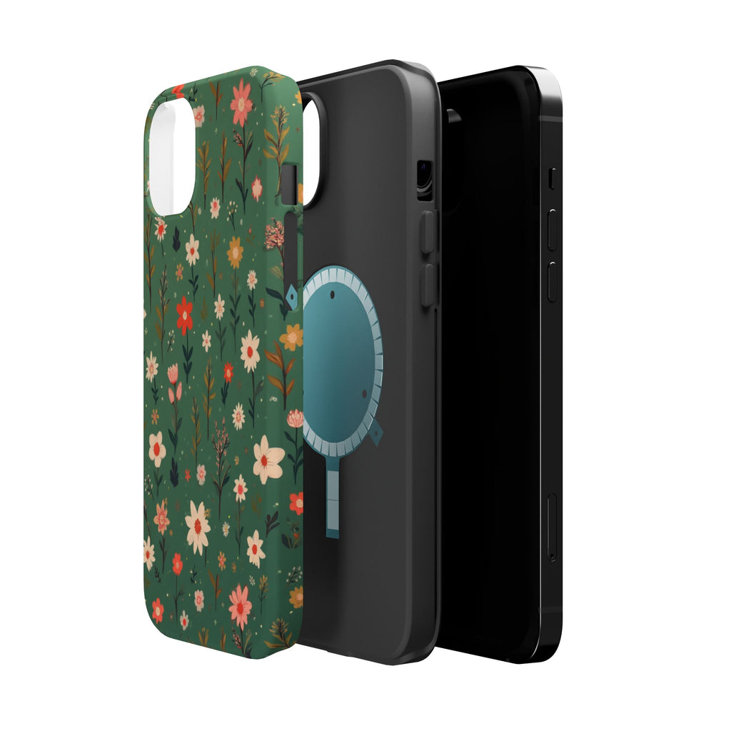 Floral Meadow Magnetic Impact-Resistant Phone Case