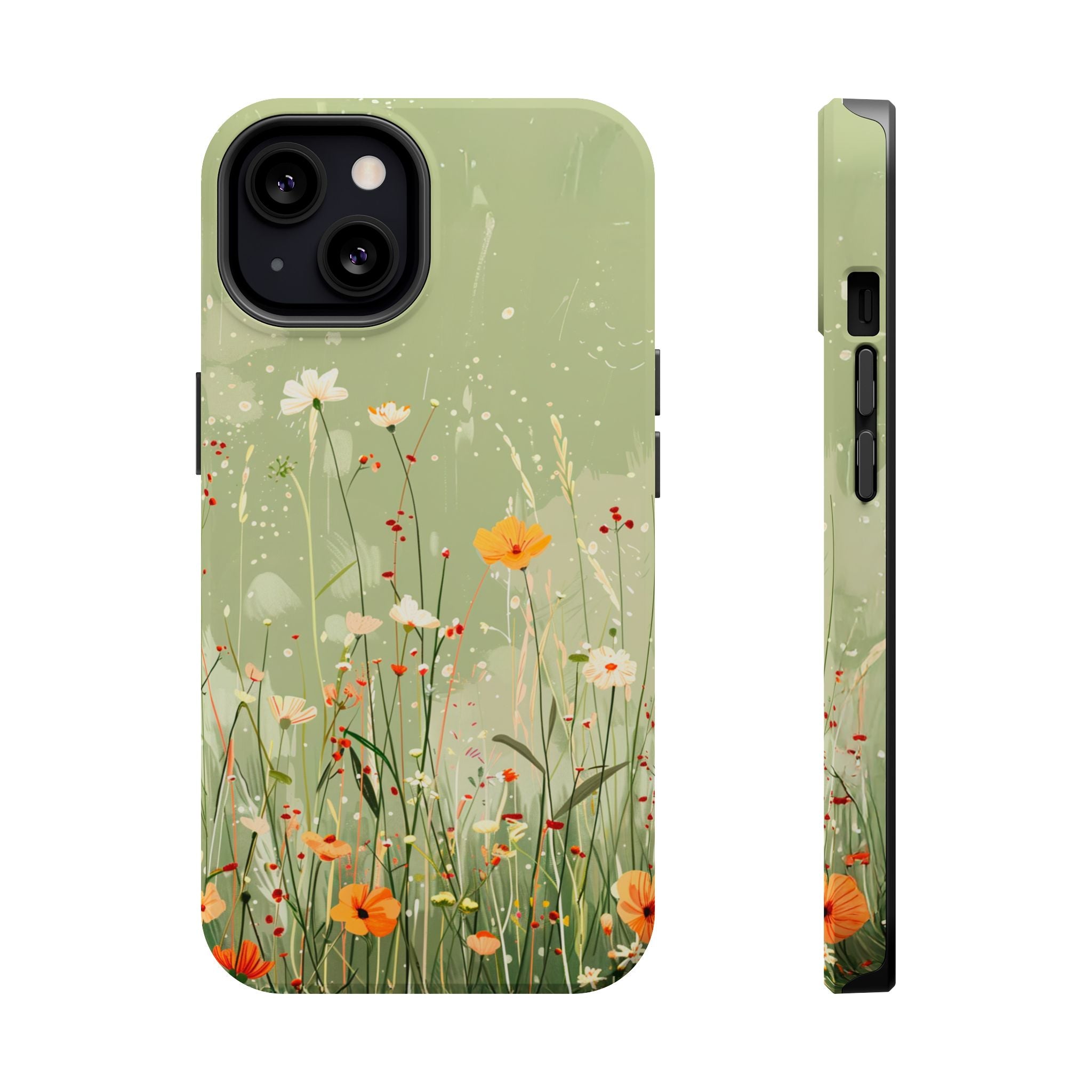 Floral Meadow Magnetic Impact-Resistant Phone Case