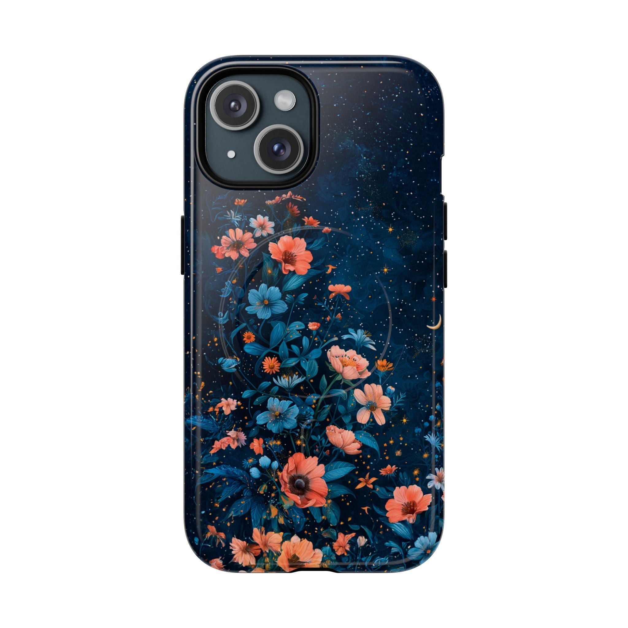 Floral Night Sky Tough Magnetic Phone Case