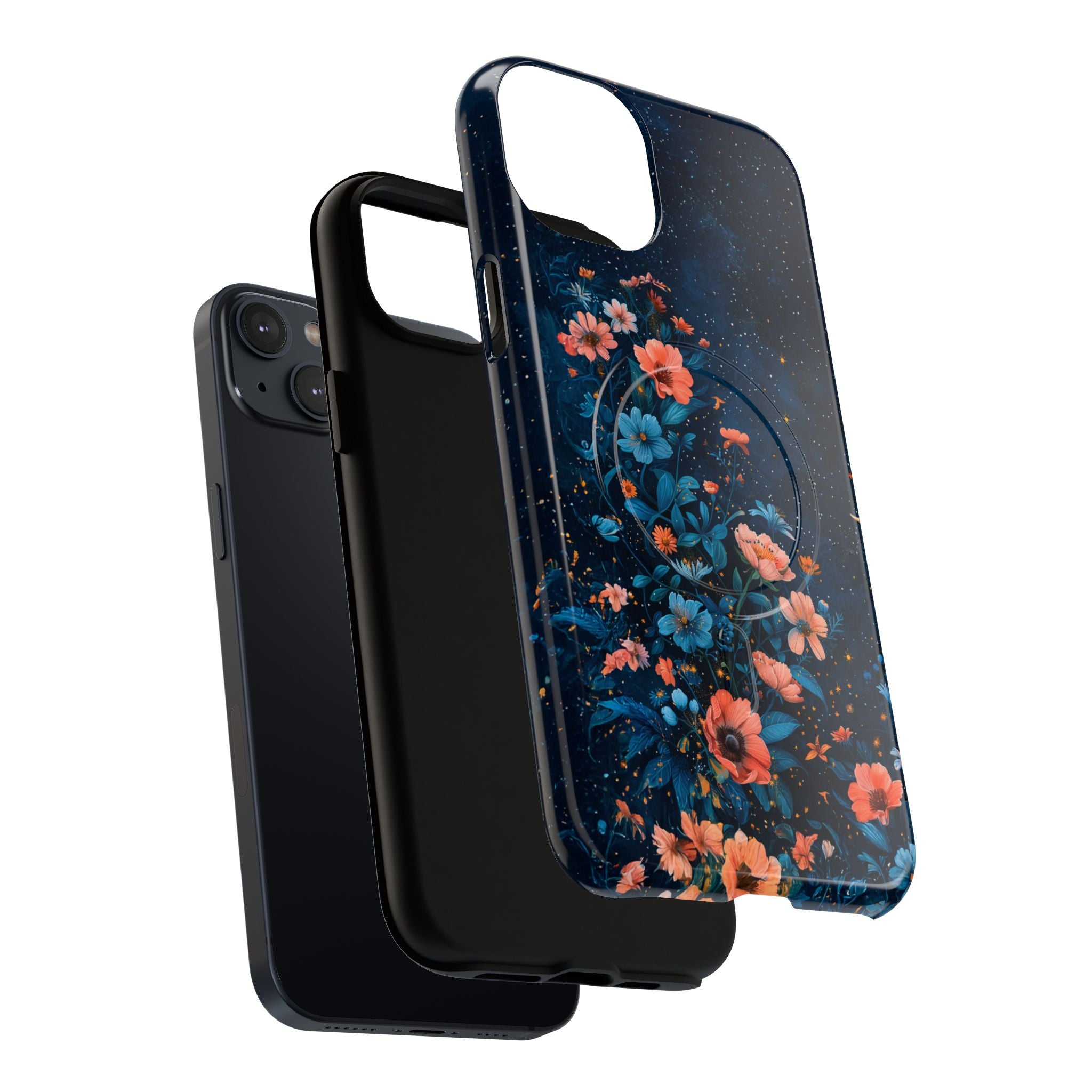 Floral Night Sky Tough Magnetic Phone Case