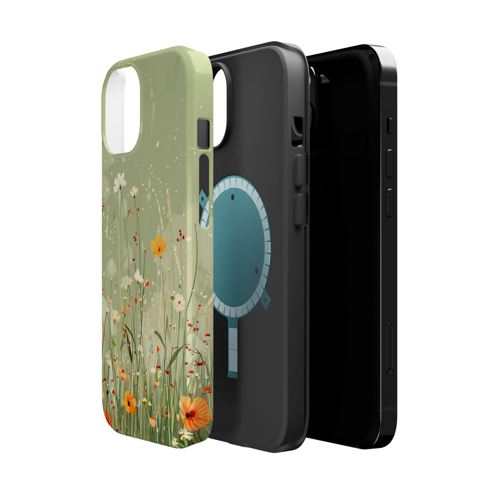 Floral Meadow Magnetic Impact-Resistant Phone Case