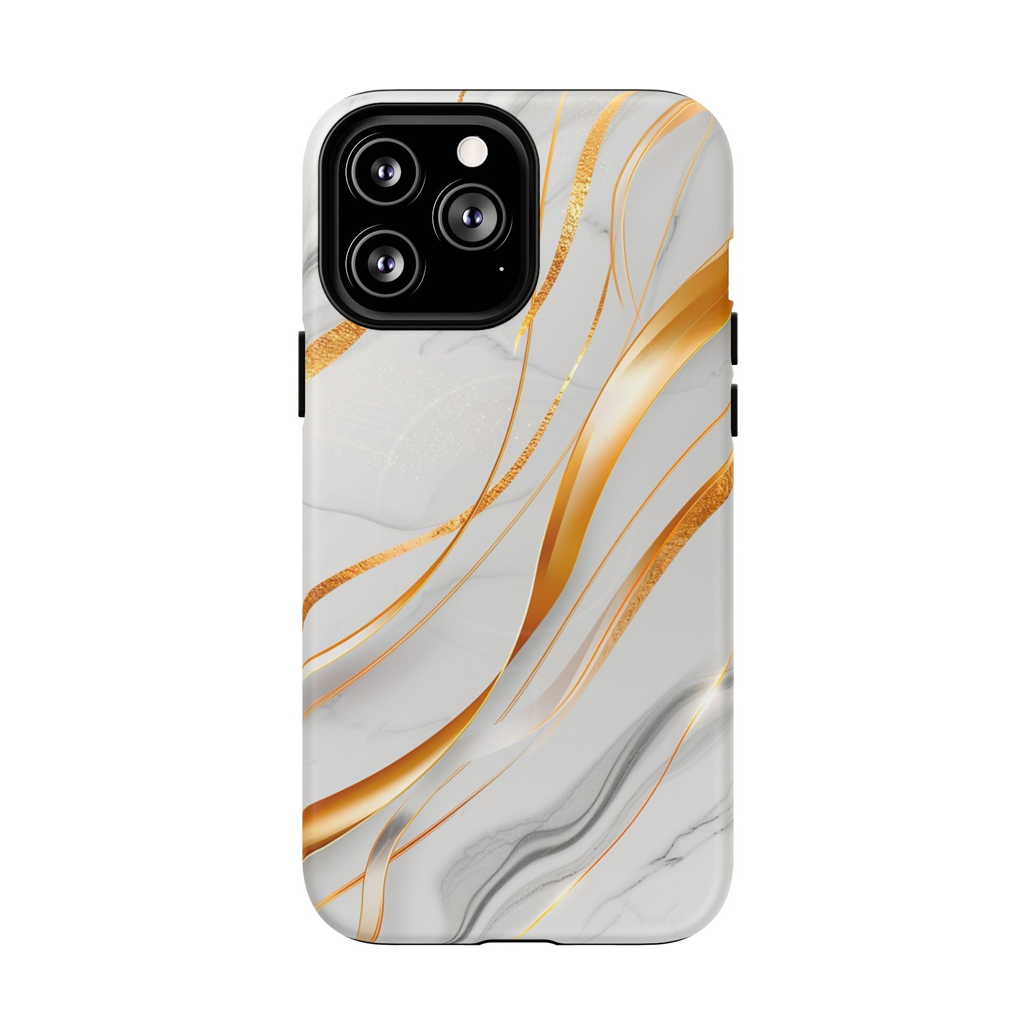 Marble Gold Wave Tough Magnetic Phone Case