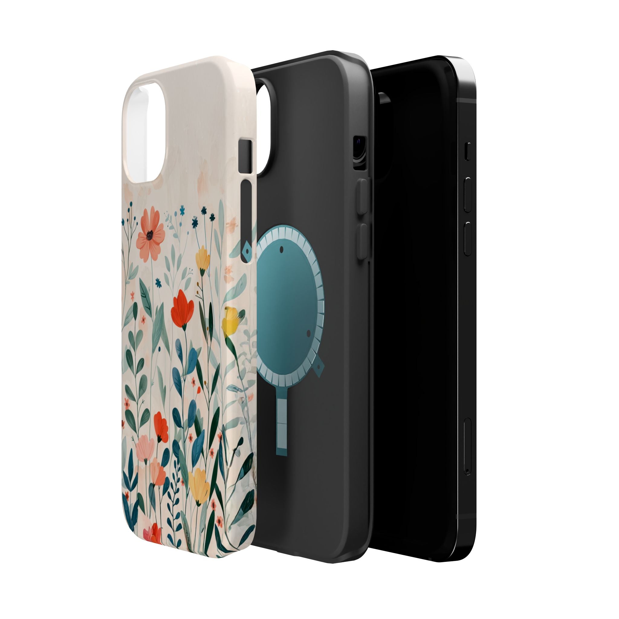 Floral Garden Magnetic Impact-Resistant Phone Case