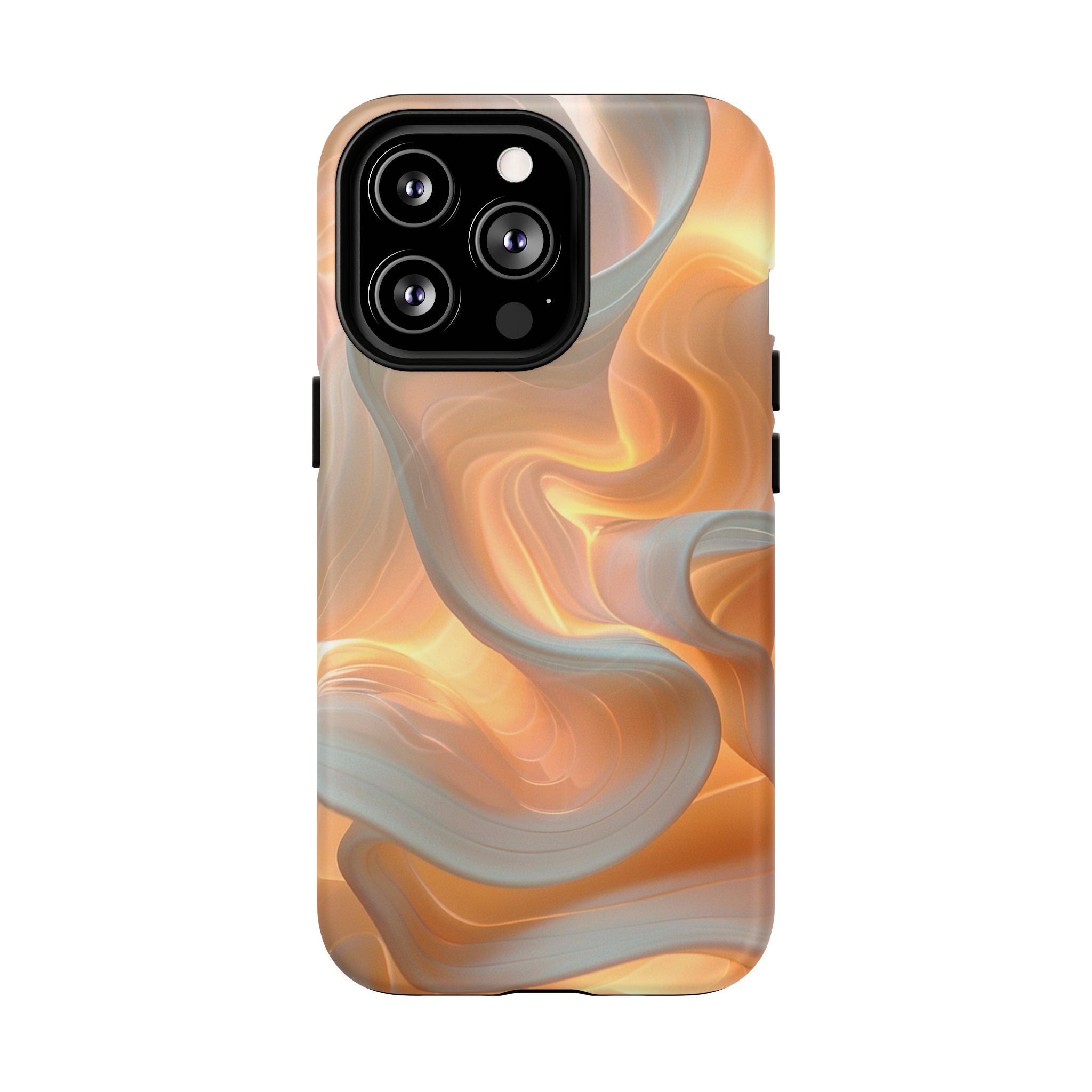 Marbled Amber Swirl Tough Magnetic Case