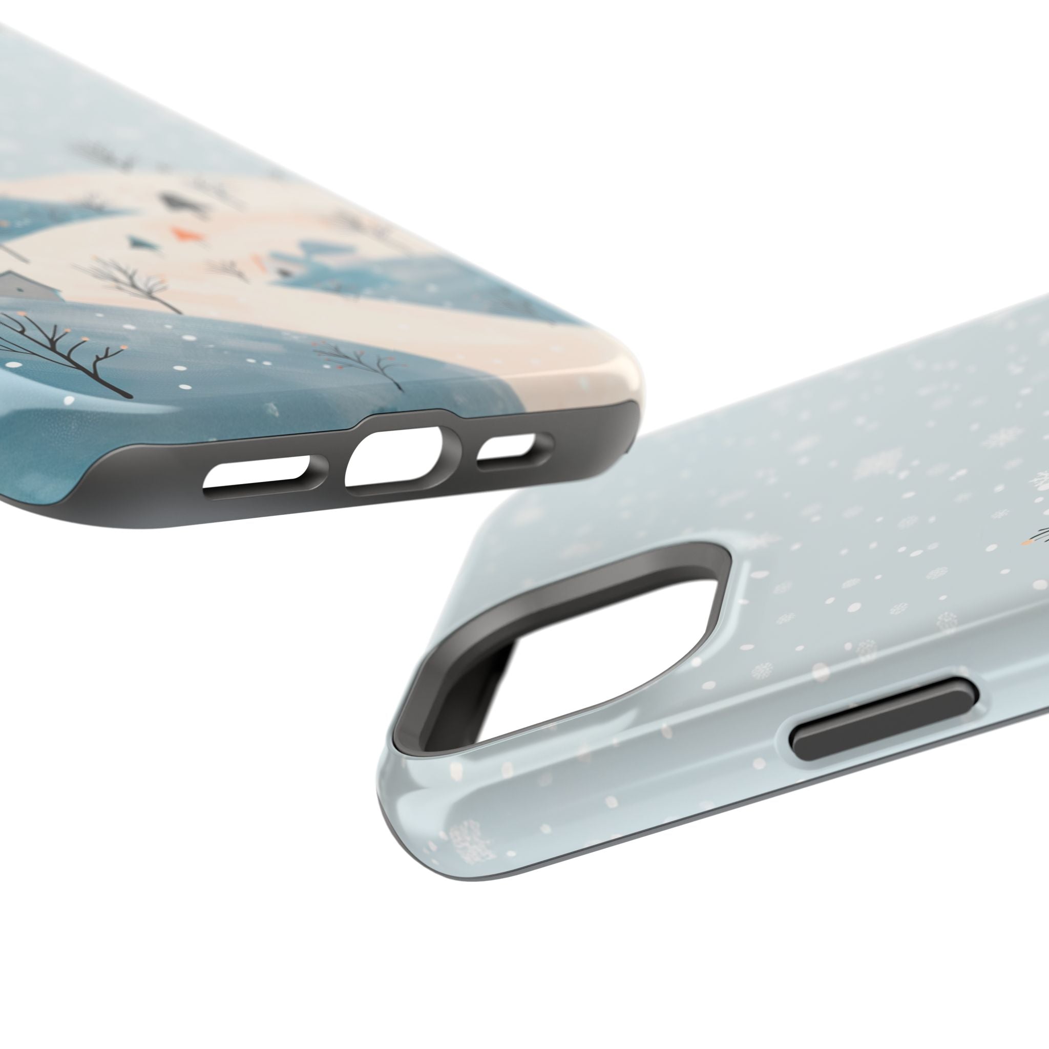 Winter Snowy Hills Magnetic Impact Phone Case — Cute Scenic Landscape iPhone Cover