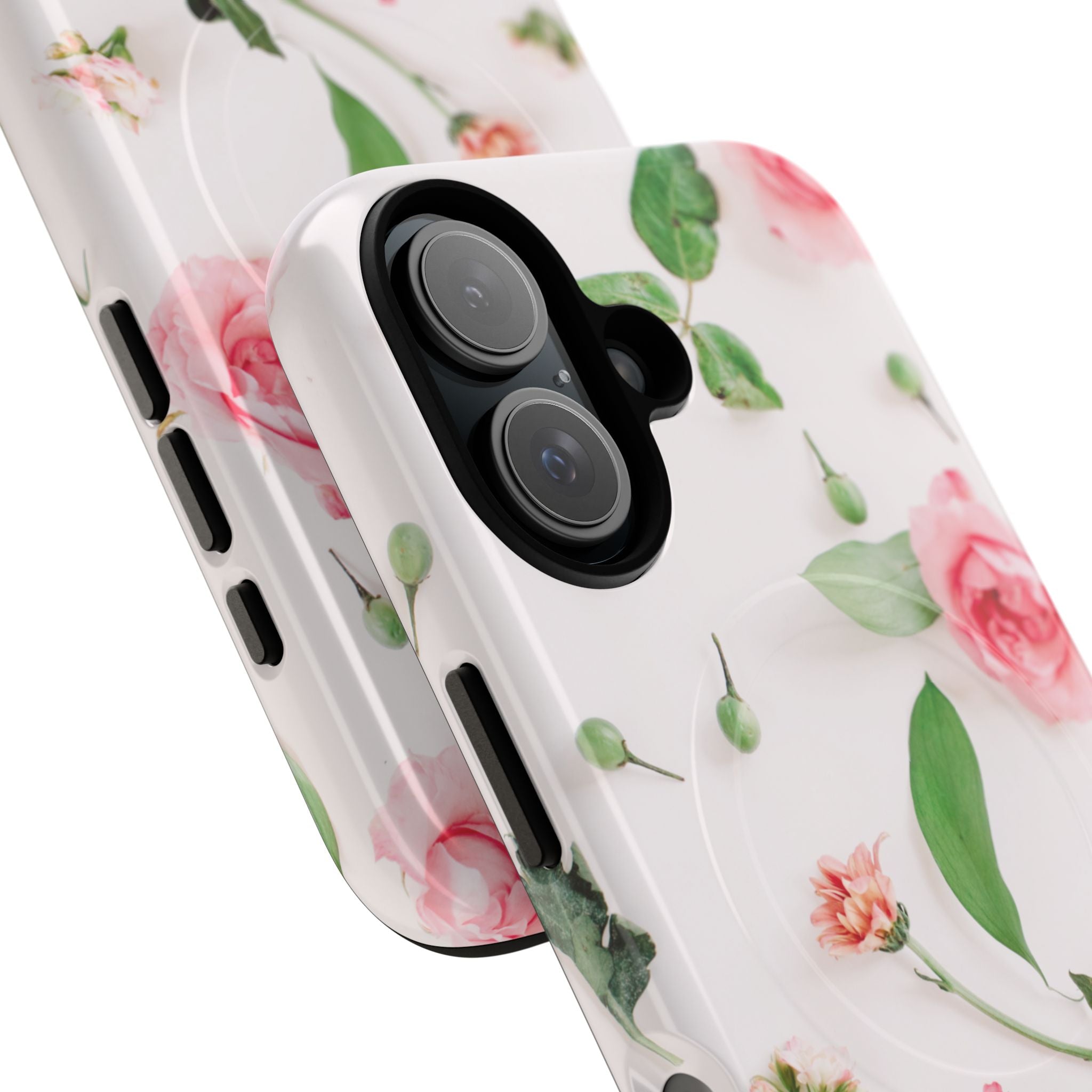 Floral Rose Tough Magnetic Phone Case