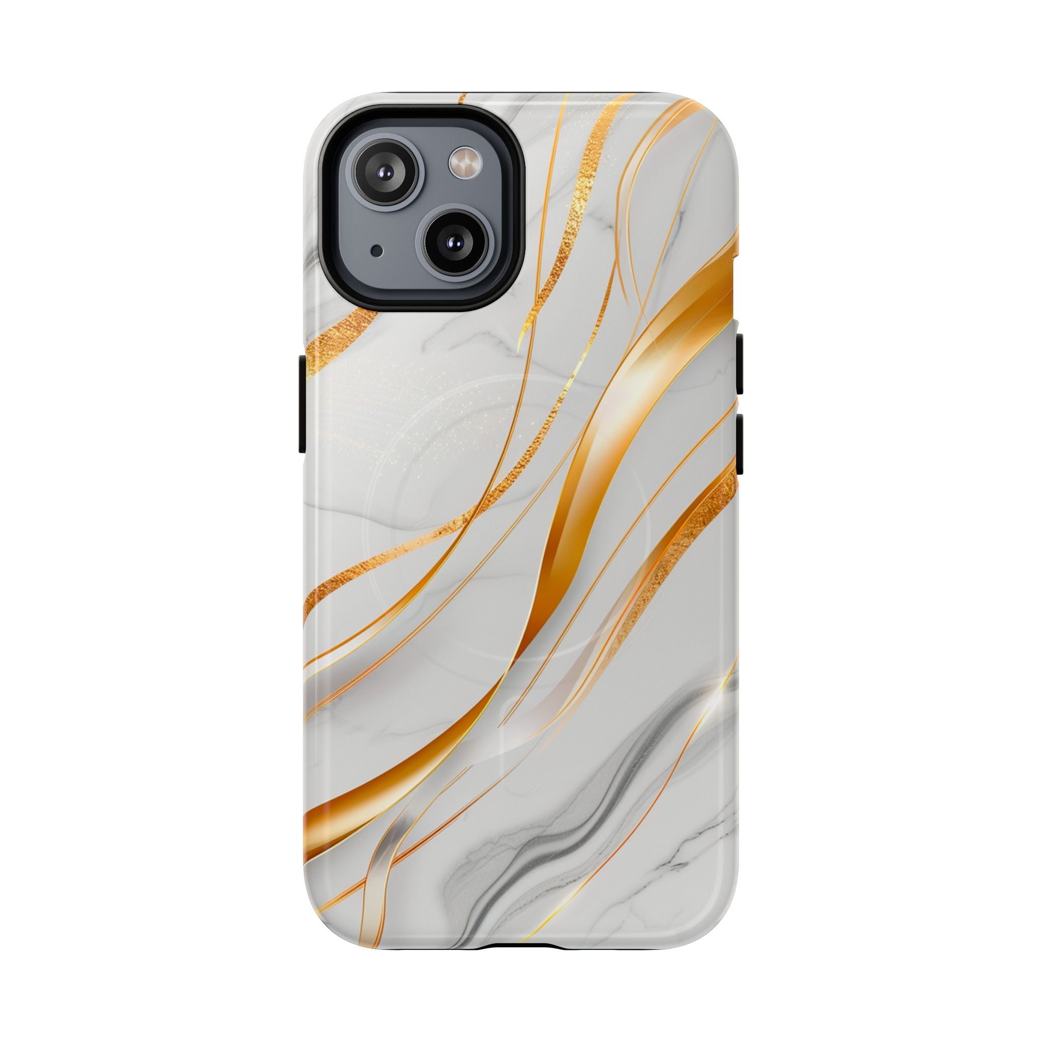 Marble Gold Wave Tough Magnetic Phone Case