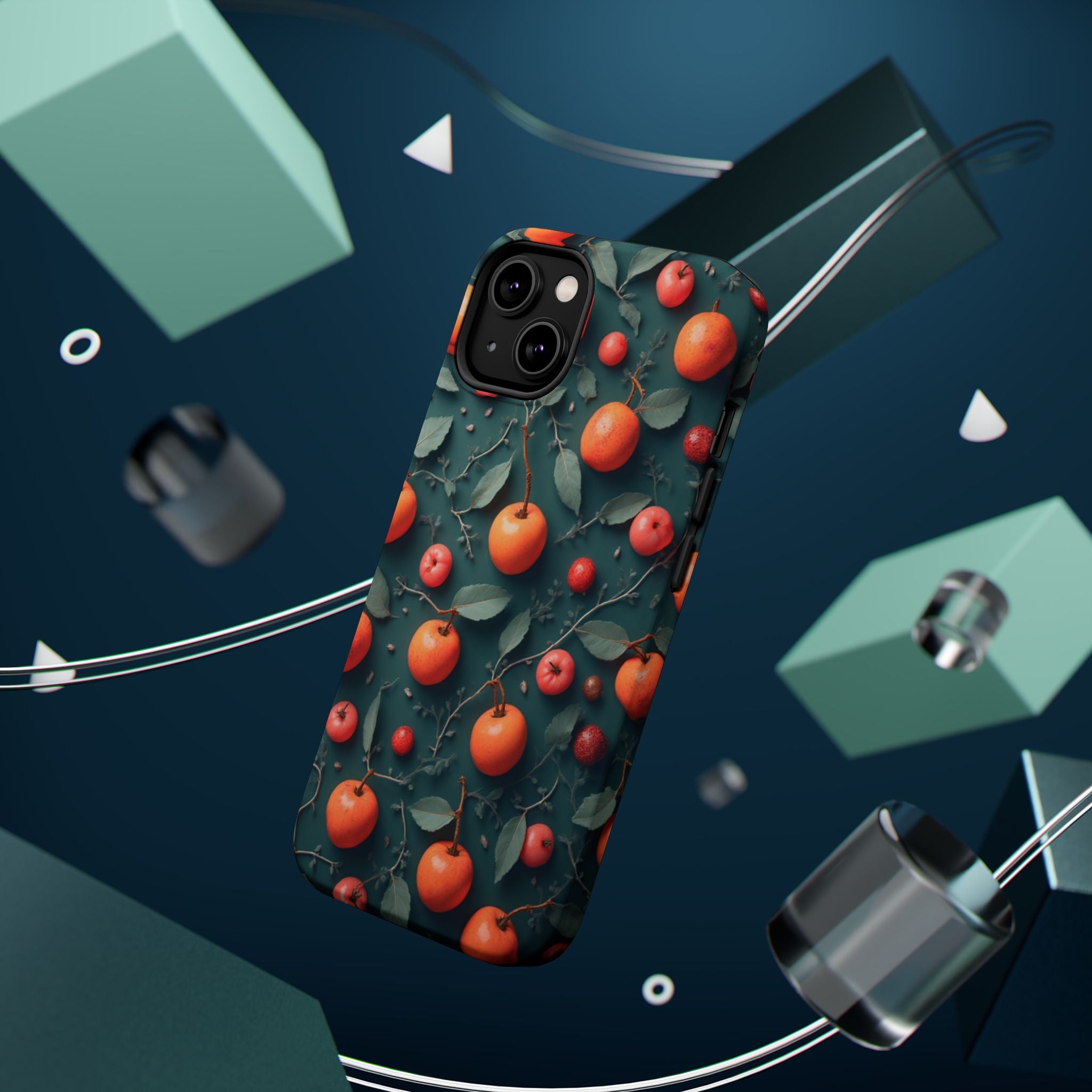 Phone Case – Orange Orchard Magnetic Impact‑Resistant Design