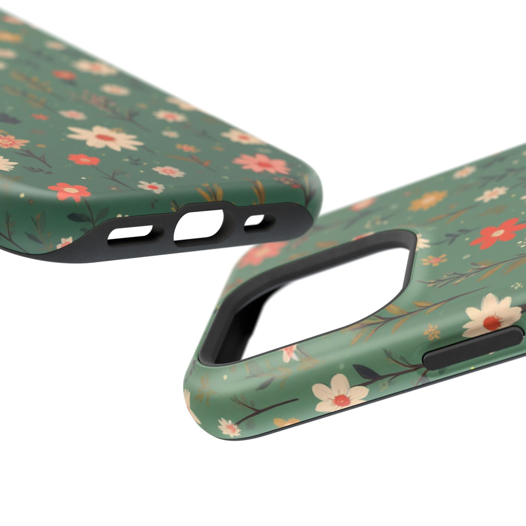 Floral Meadow Magnetic Impact-Resistant Phone Case