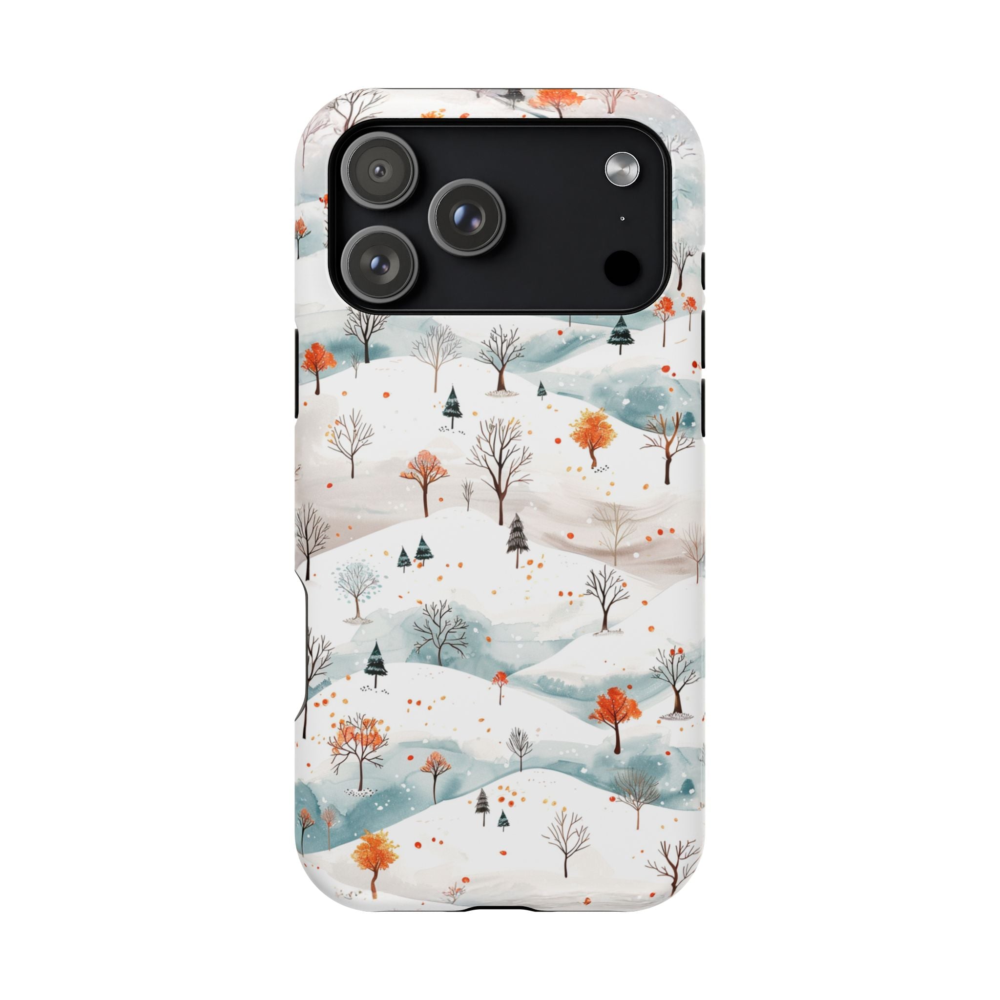 Winter Woodland Magnetic Phone Case — Impact-Resistant MagSafe-Compatible