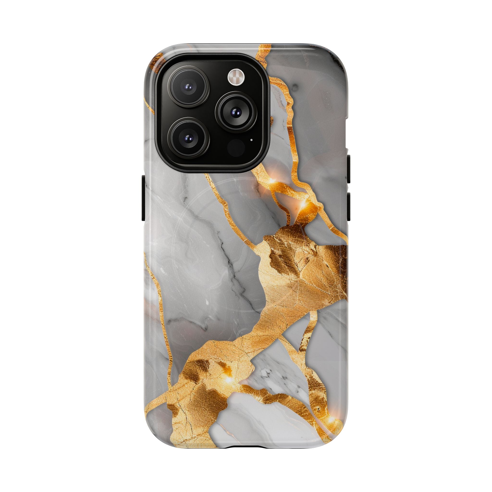 Marble Gold Vein Tough Magnetic Phone Case