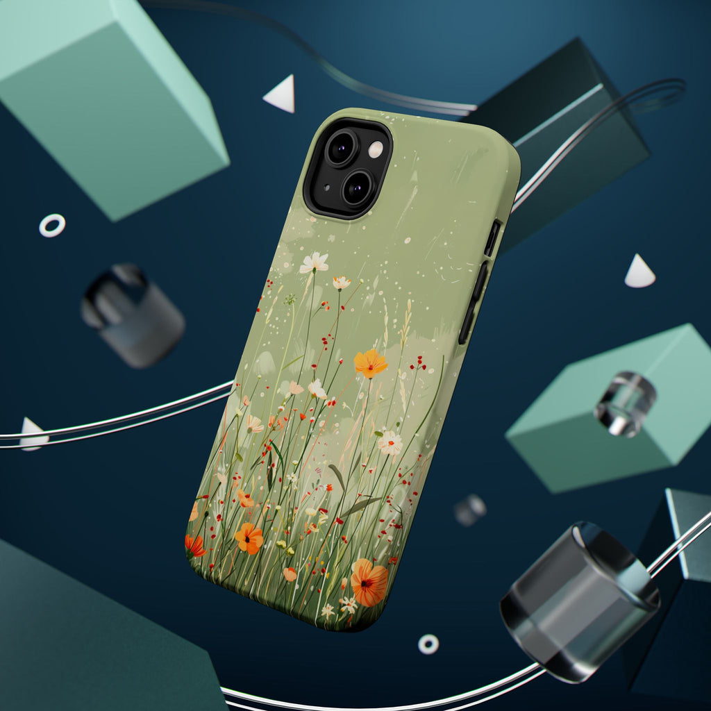 Floral Meadow Magnetic Impact-Resistant Phone Case