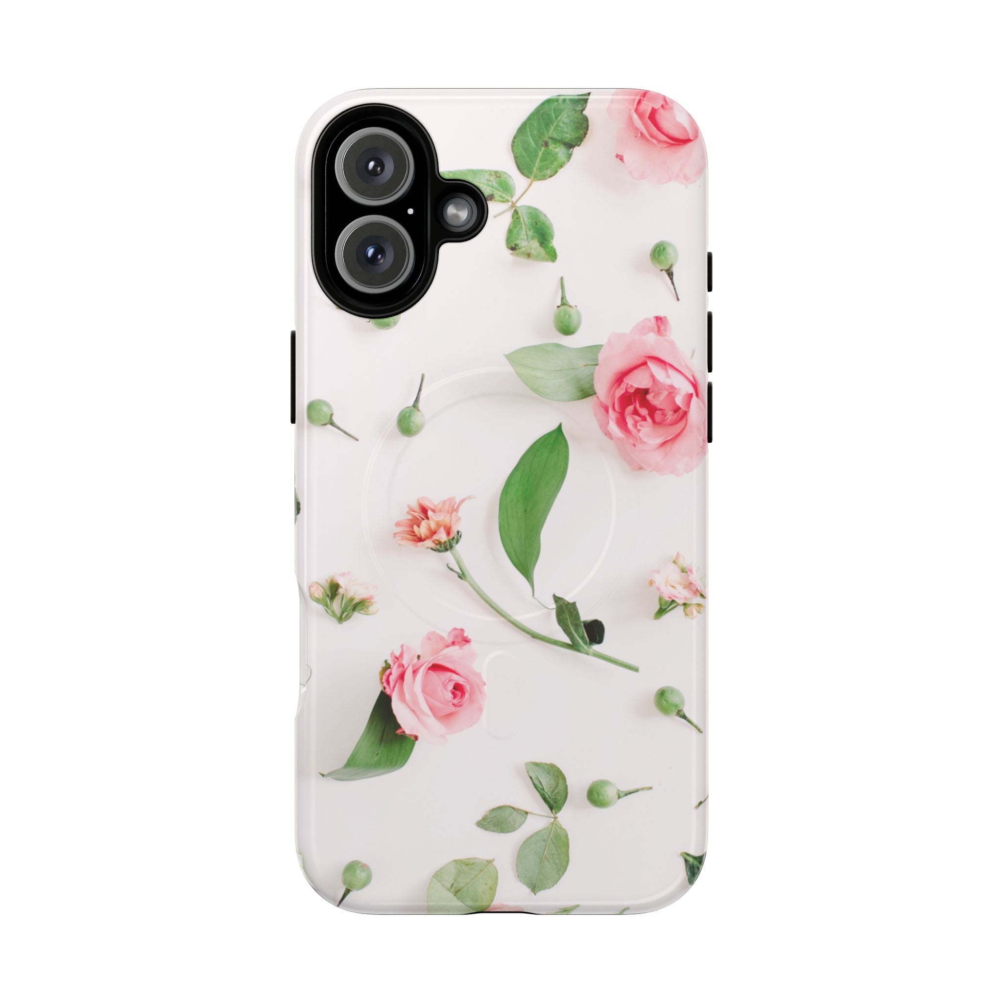Floral Rose Tough Magnetic Phone Case
