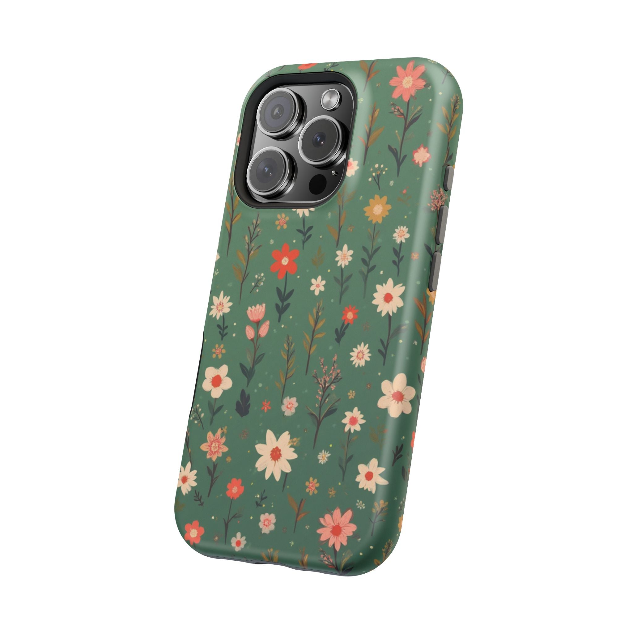 Floral Meadow Magnetic Impact-Resistant Phone Case