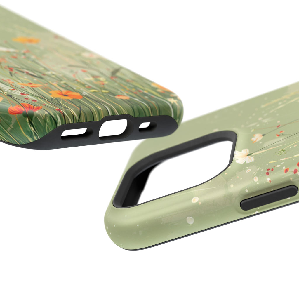 Floral Meadow Magnetic Impact-Resistant Phone Case