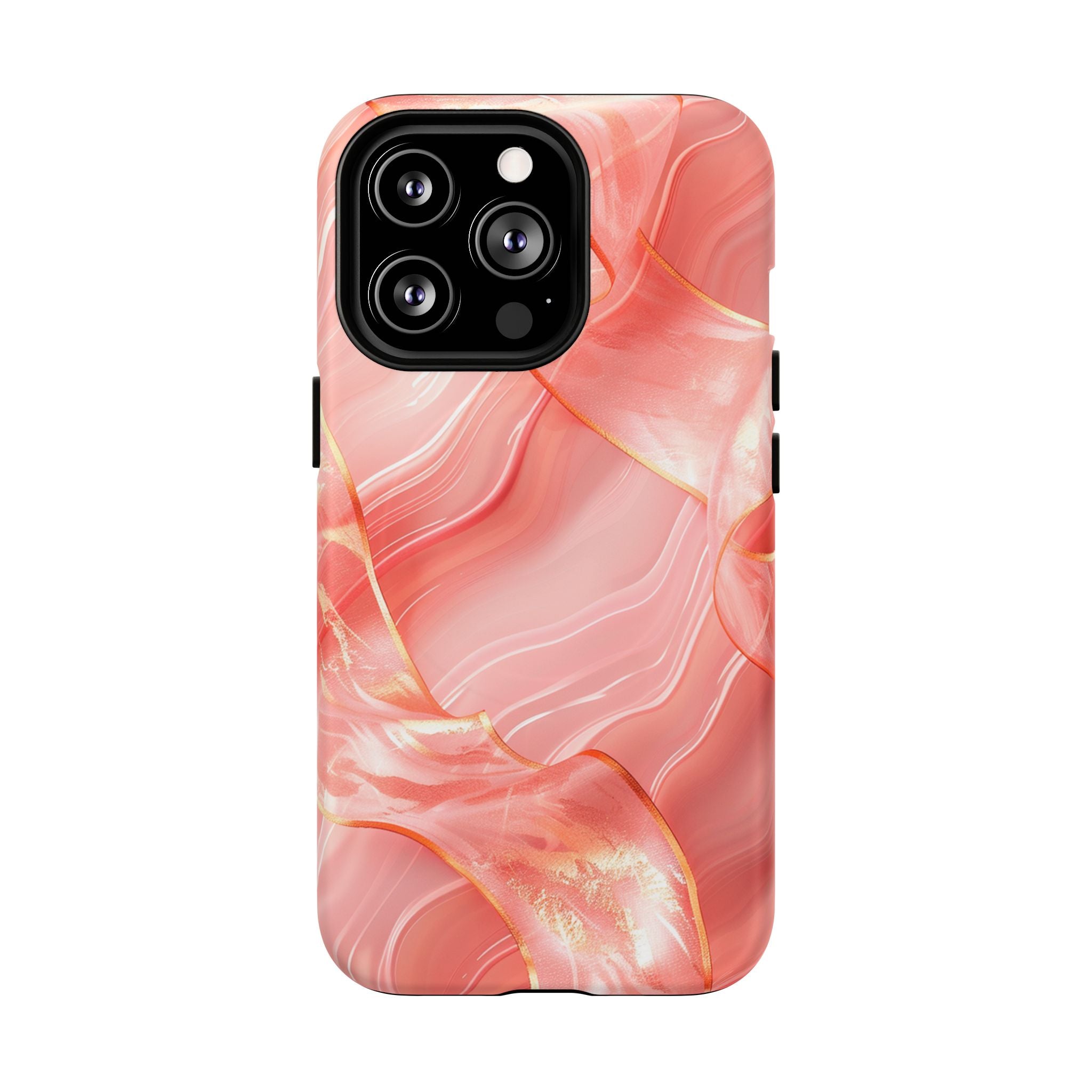 Pink Marble Magnetic Phone Case — Tough Protective iPhone Cover