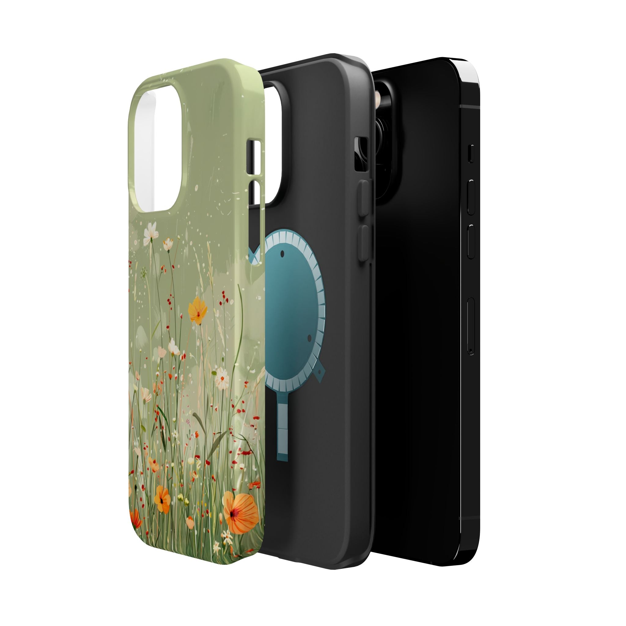 Floral Meadow Magnetic Impact-Resistant Phone Case