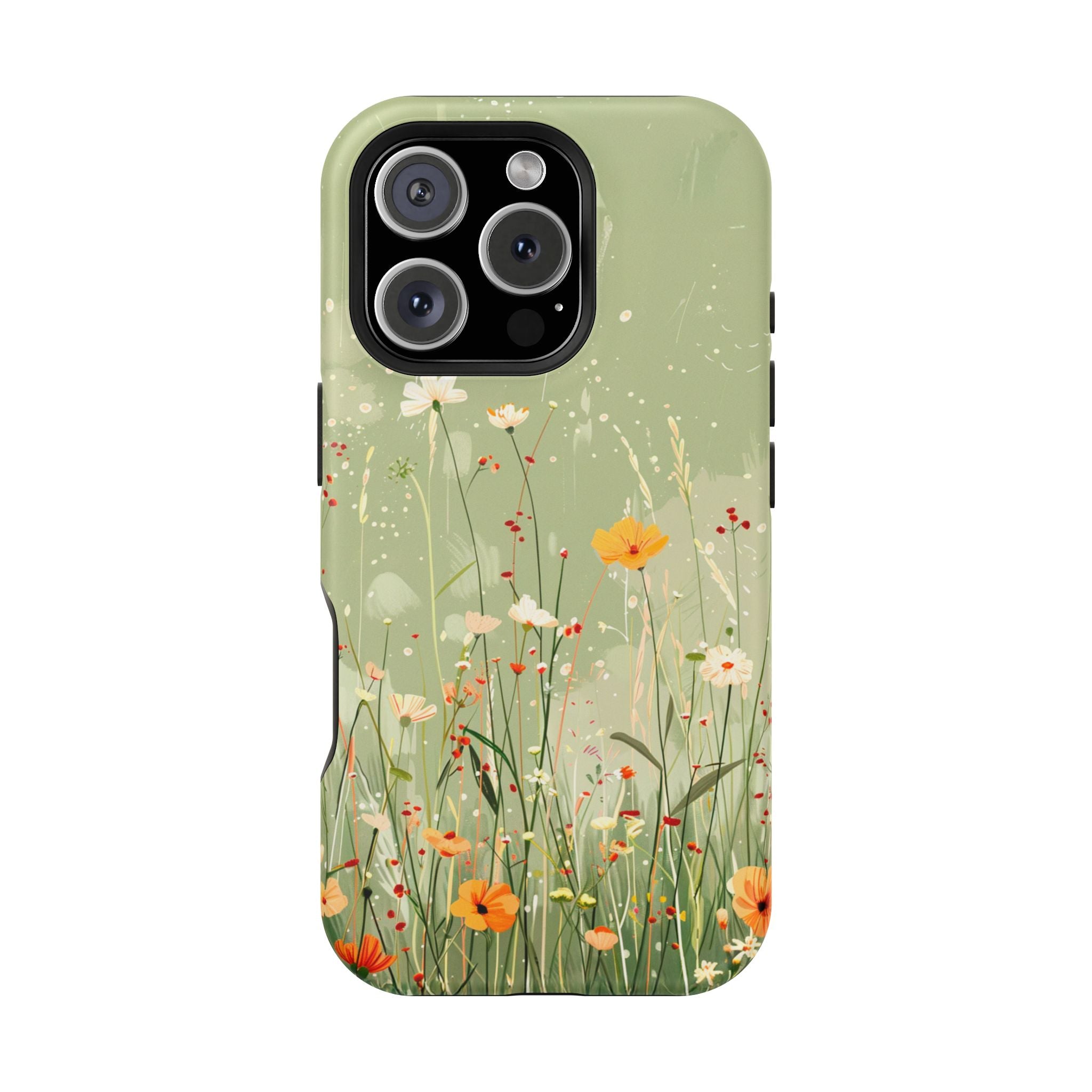 Floral Meadow Magnetic Impact-Resistant Phone Case