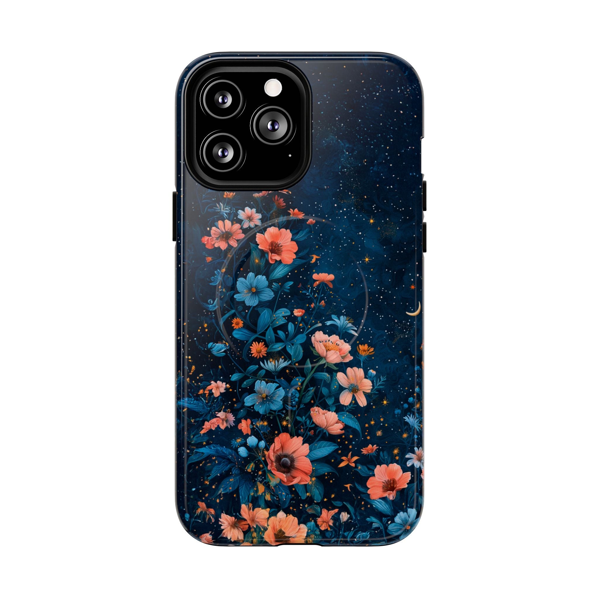 Floral Night Sky Tough Magnetic Phone Case