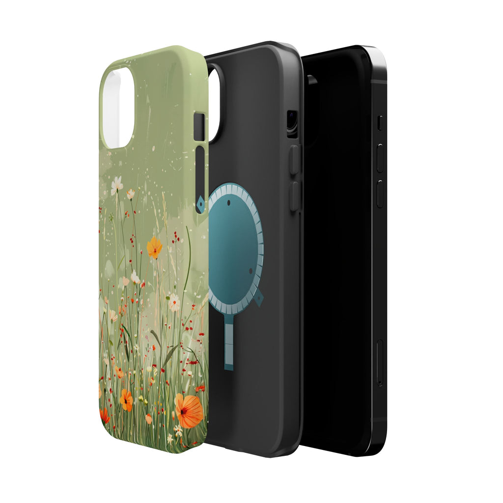 Floral Meadow Magnetic Impact-Resistant Phone Case