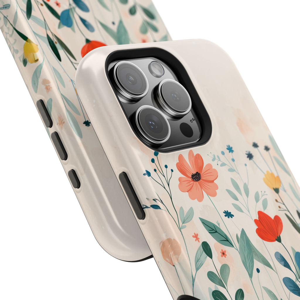 Floral Garden Magnetic Impact-Resistant Phone Case