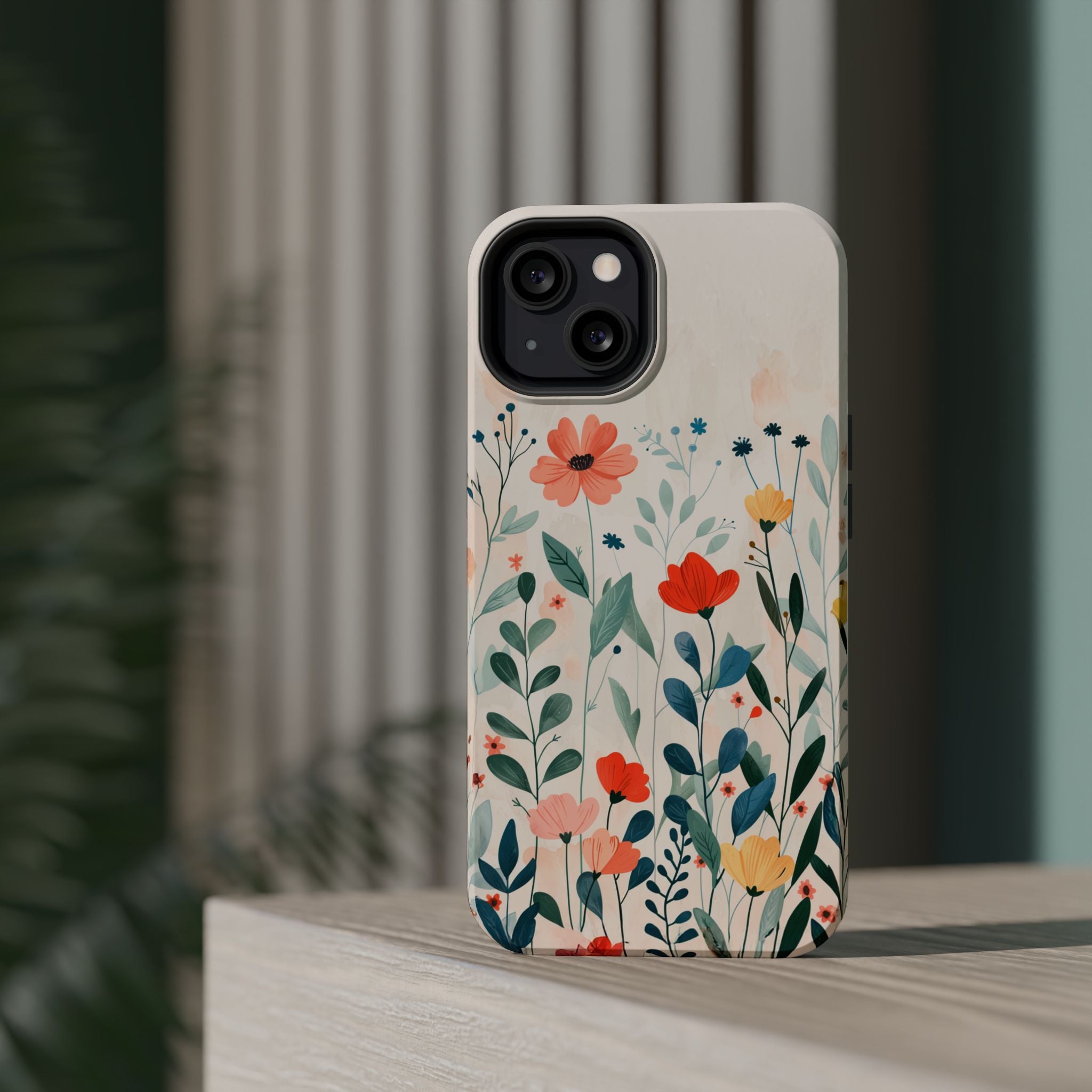 Floral Garden Magnetic Impact-Resistant Phone Case