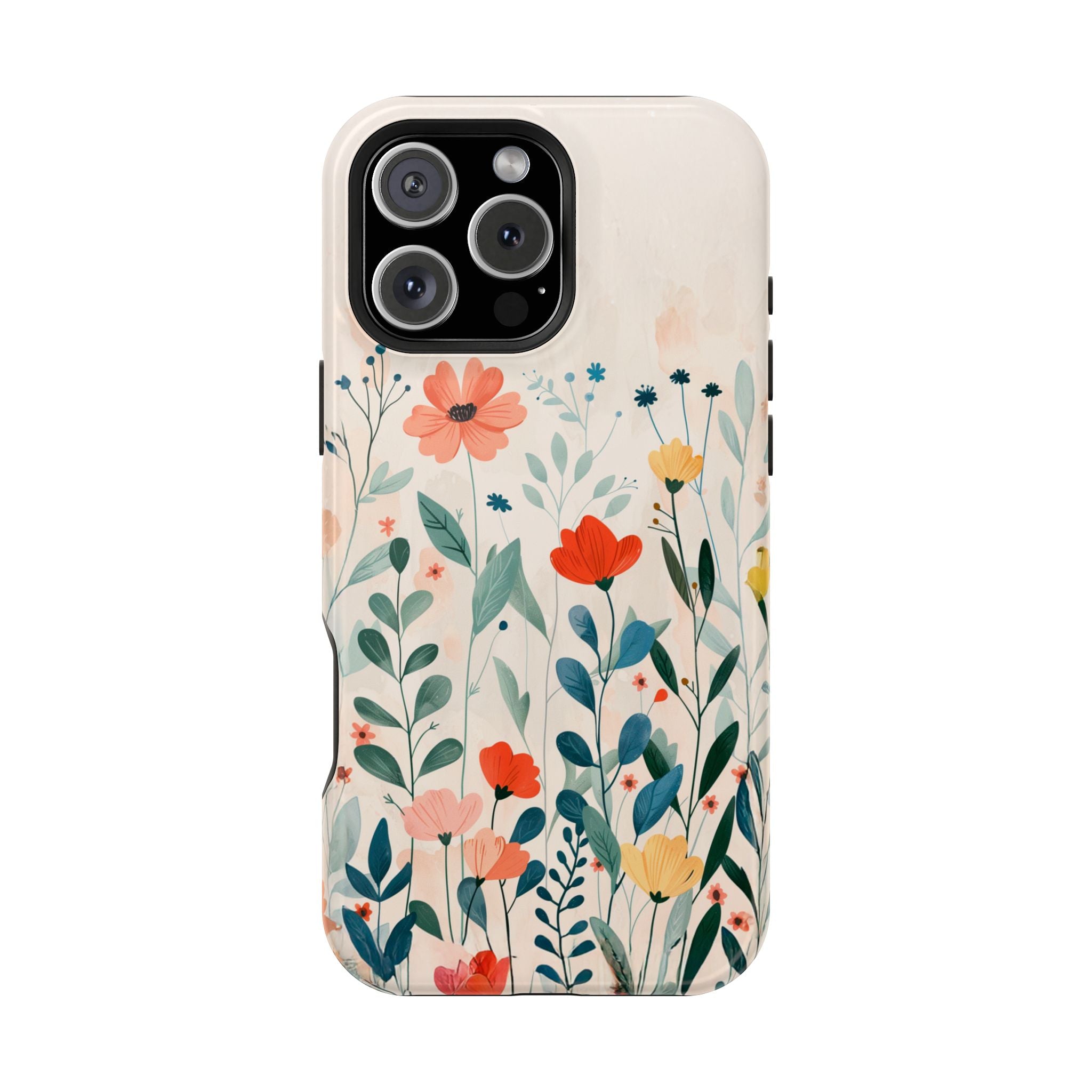 Floral Garden Magnetic Impact-Resistant Phone Case