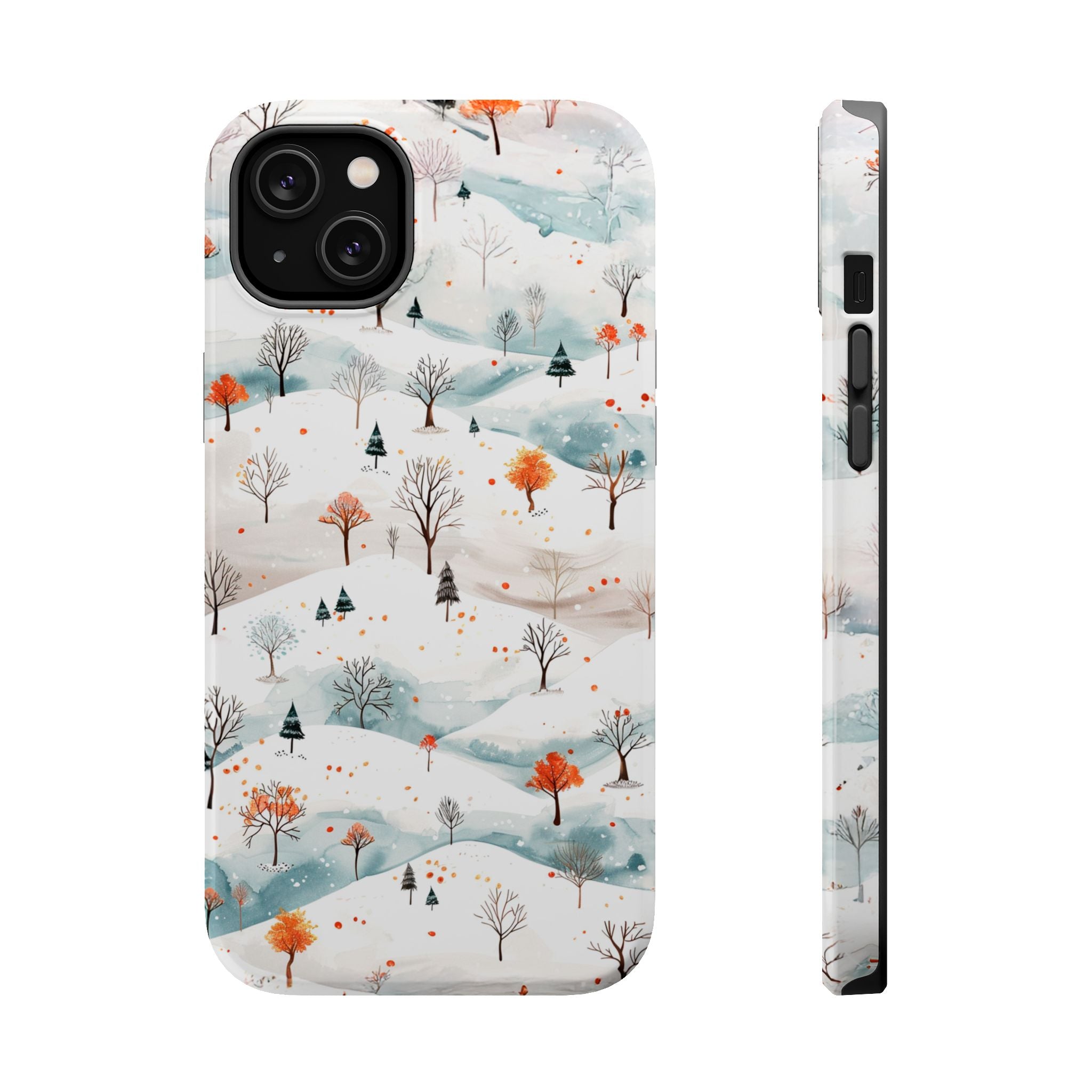 Winter Woodland Magnetic Phone Case — Impact-Resistant MagSafe-Compatible
