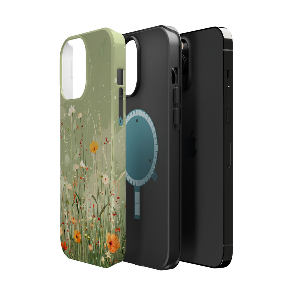 Floral Meadow Magnetic Impact-Resistant Phone Case