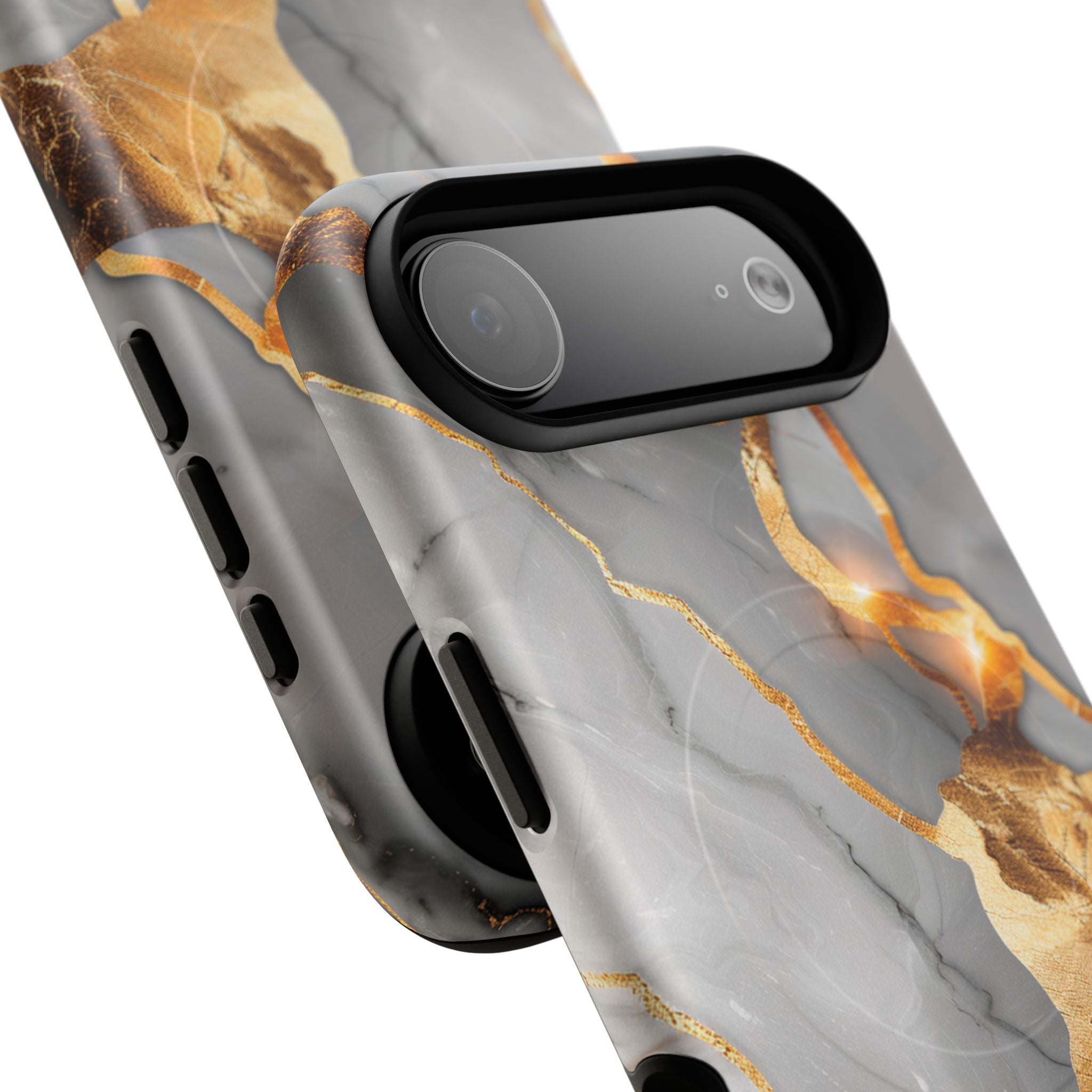Marble Gold Vein Tough Magnetic Phone Case